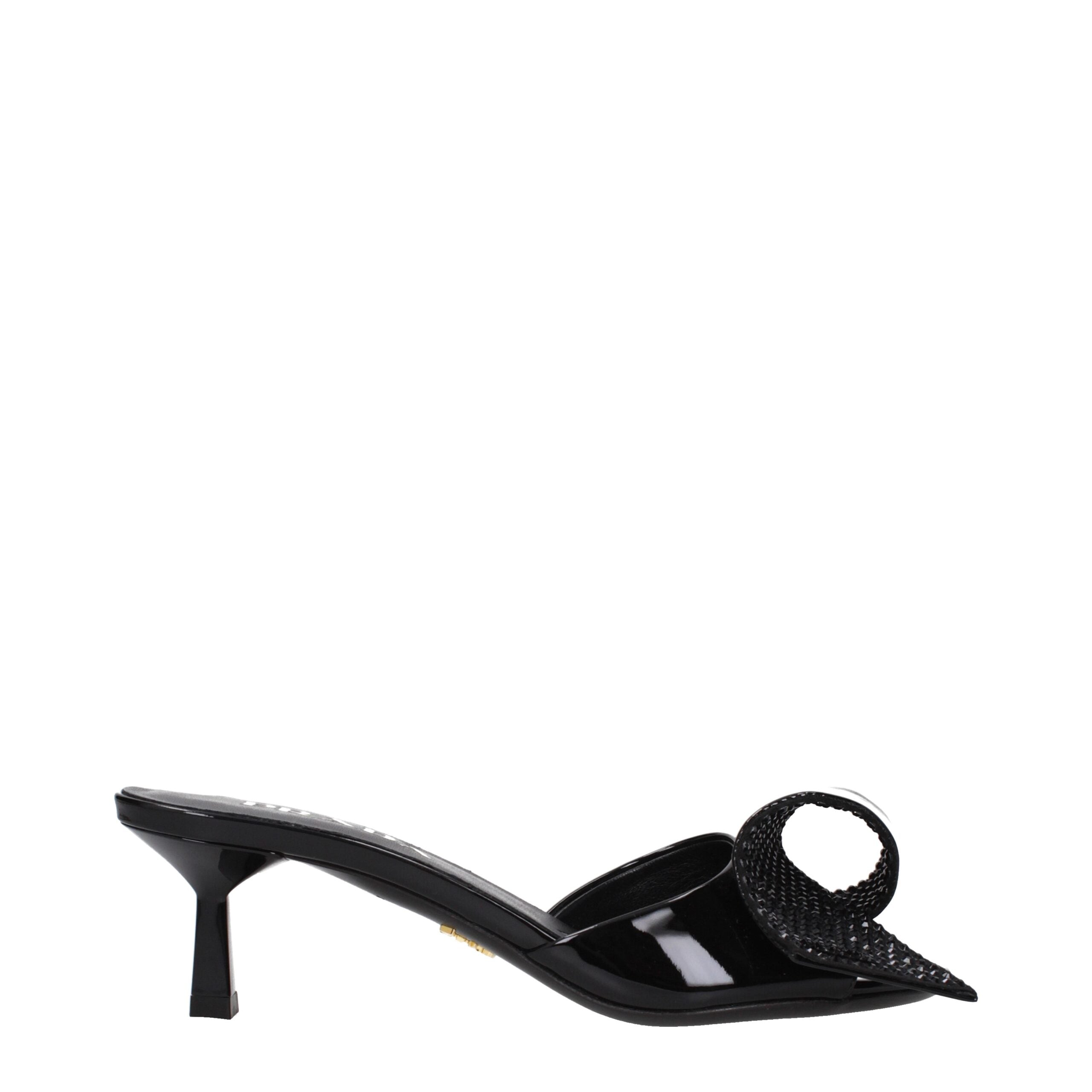 Sandales Prada ouvertes noires