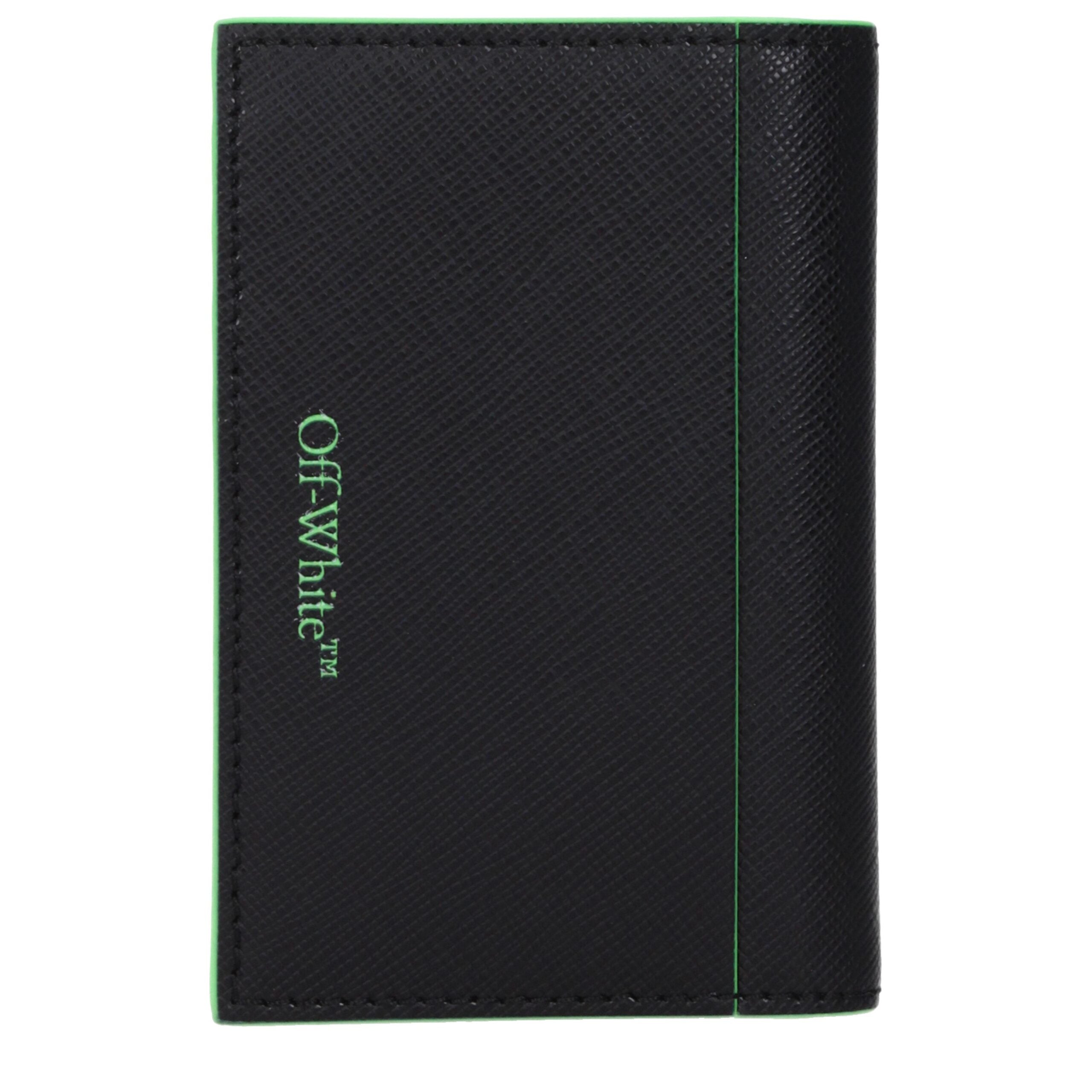 Porte-cartes Off-White noir fluo