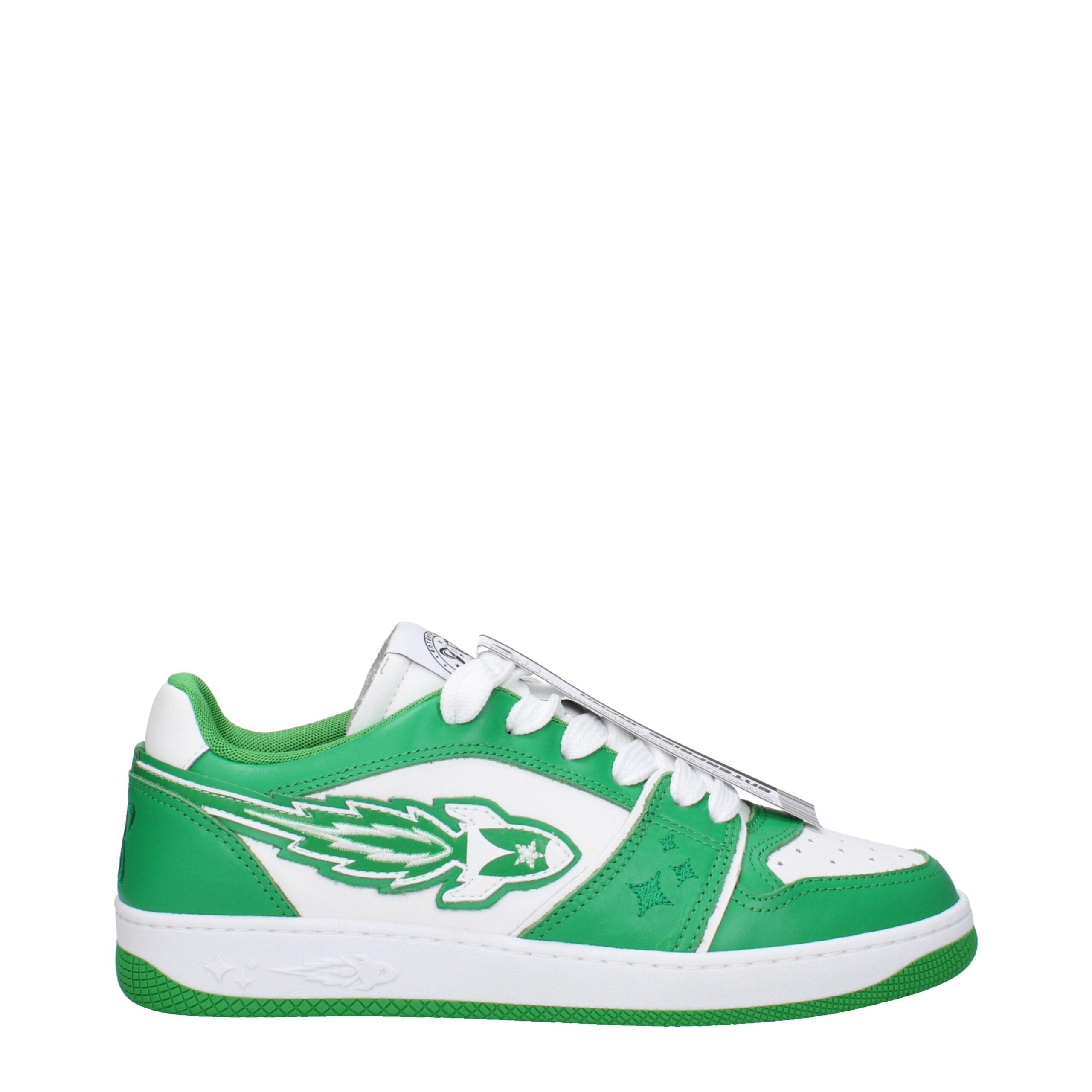 Baskets Enterprise Japan en cuir vert