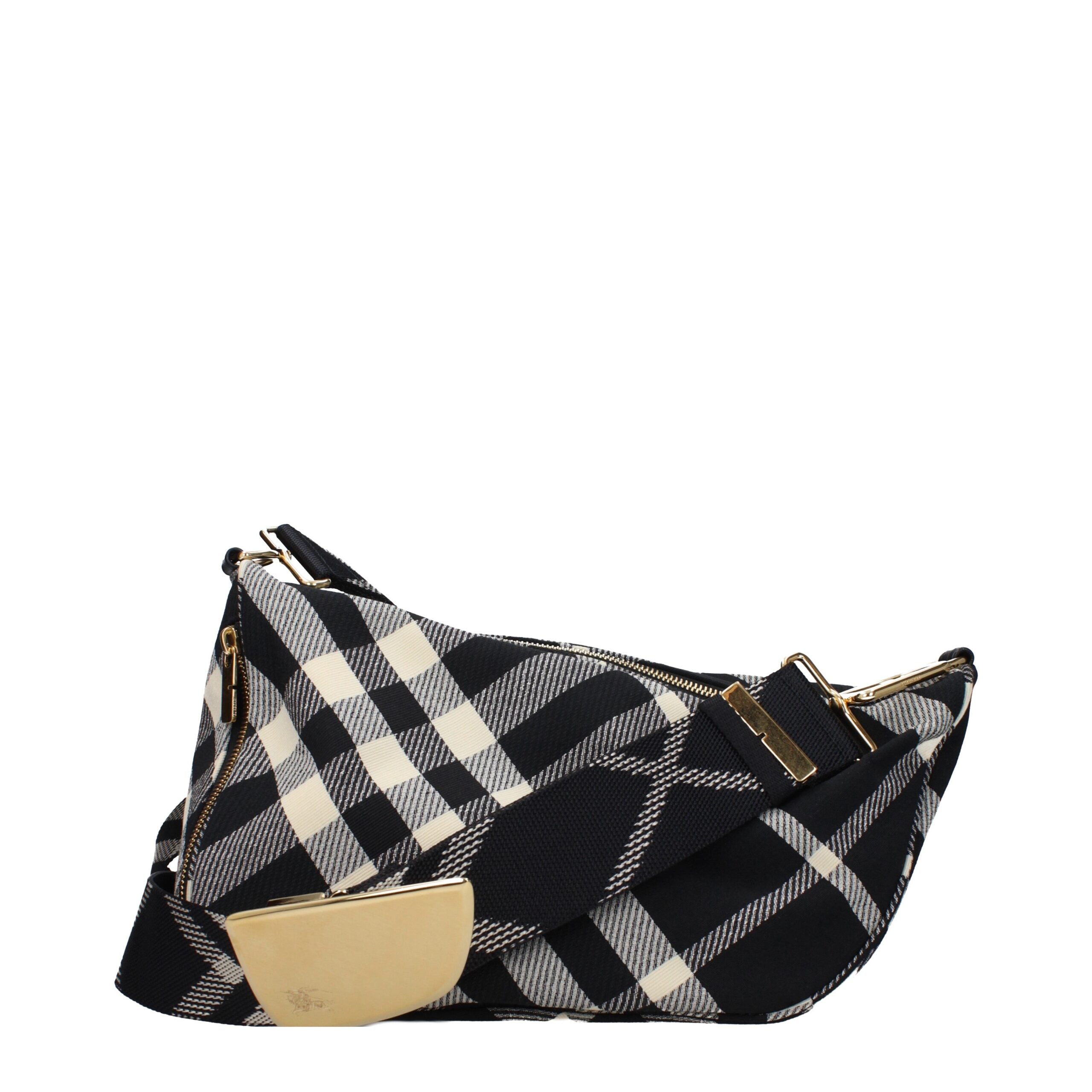 Sac bandoulière Burberry Check noir