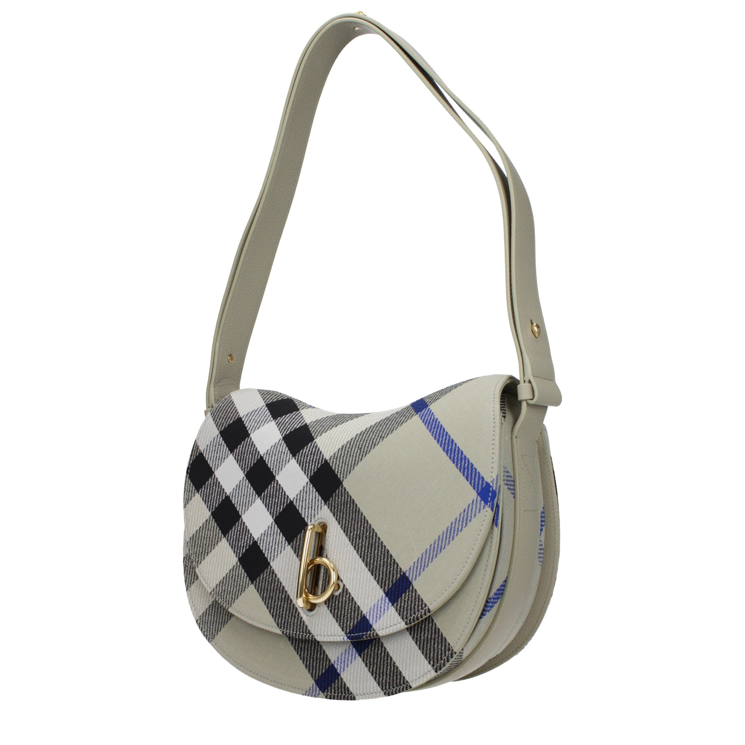 Sac bandoulière Burberry à carreaux gris