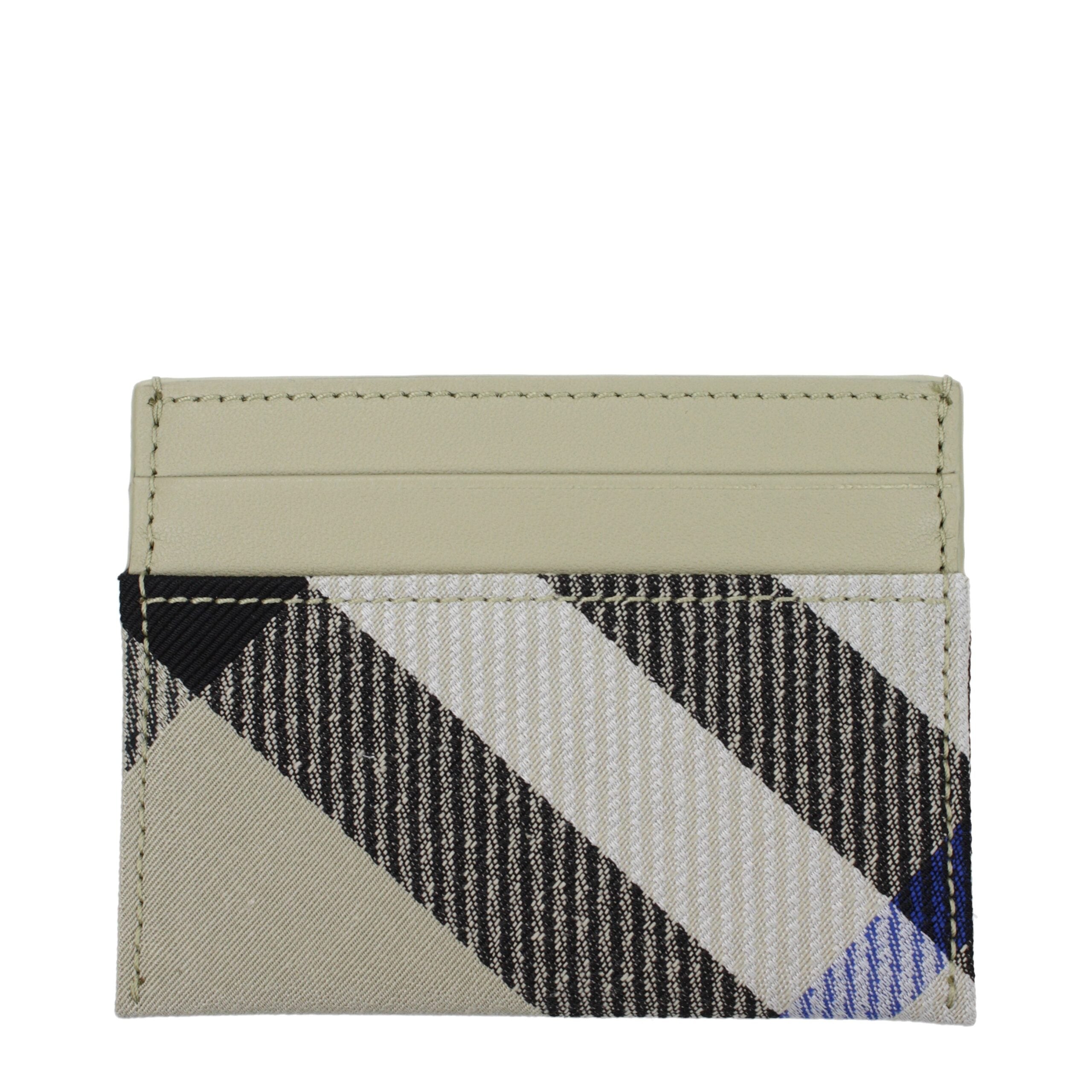 Porte-cartes Burberry Check vert