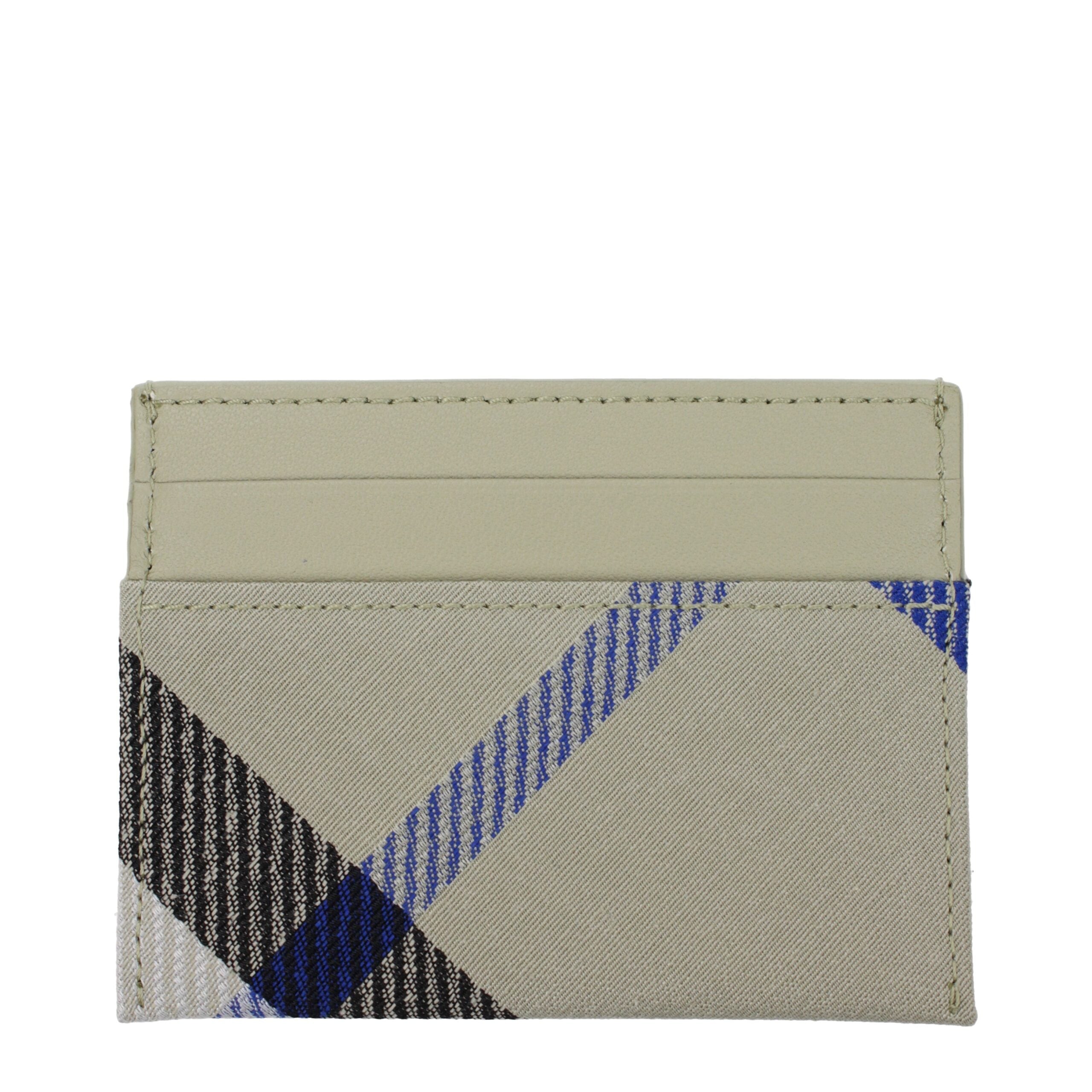Porte-cartes Burberry Check vert