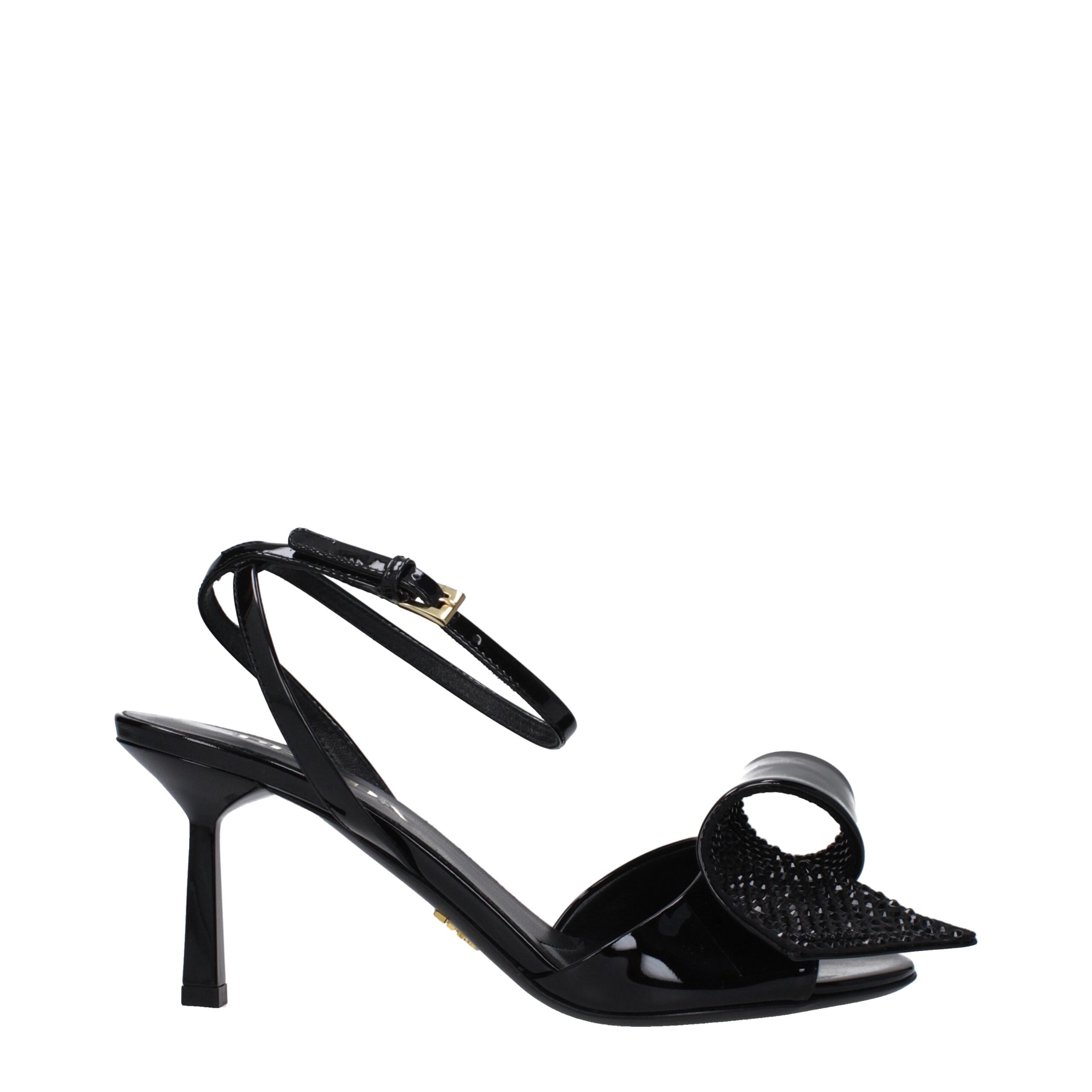 Sandales Prada ouvertes noires