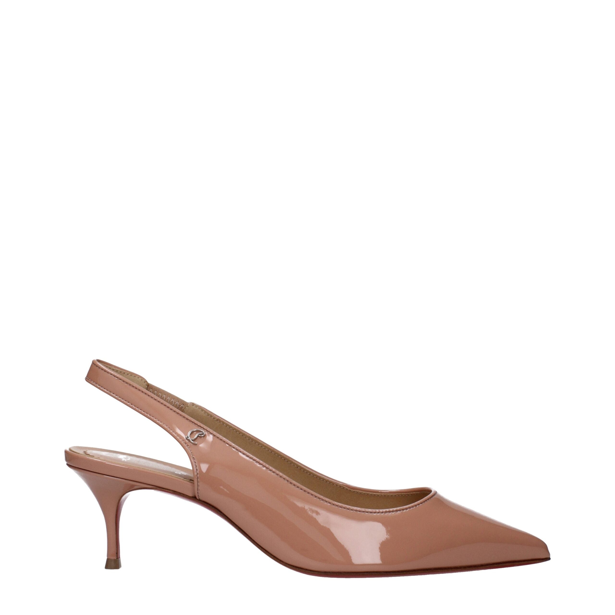 Sandales Louboutin pointues roses