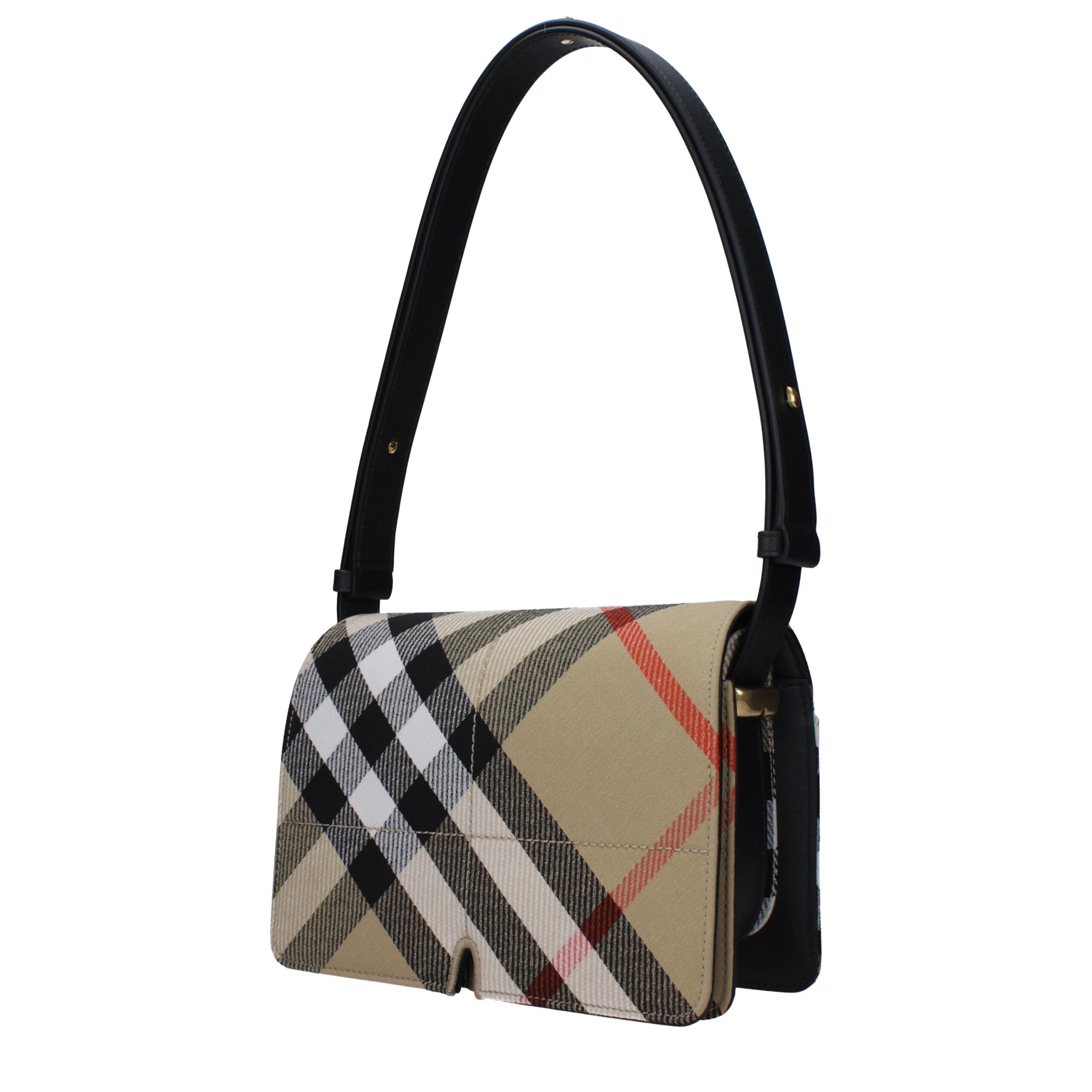 Sac à épaule Burberry beige à carreaux