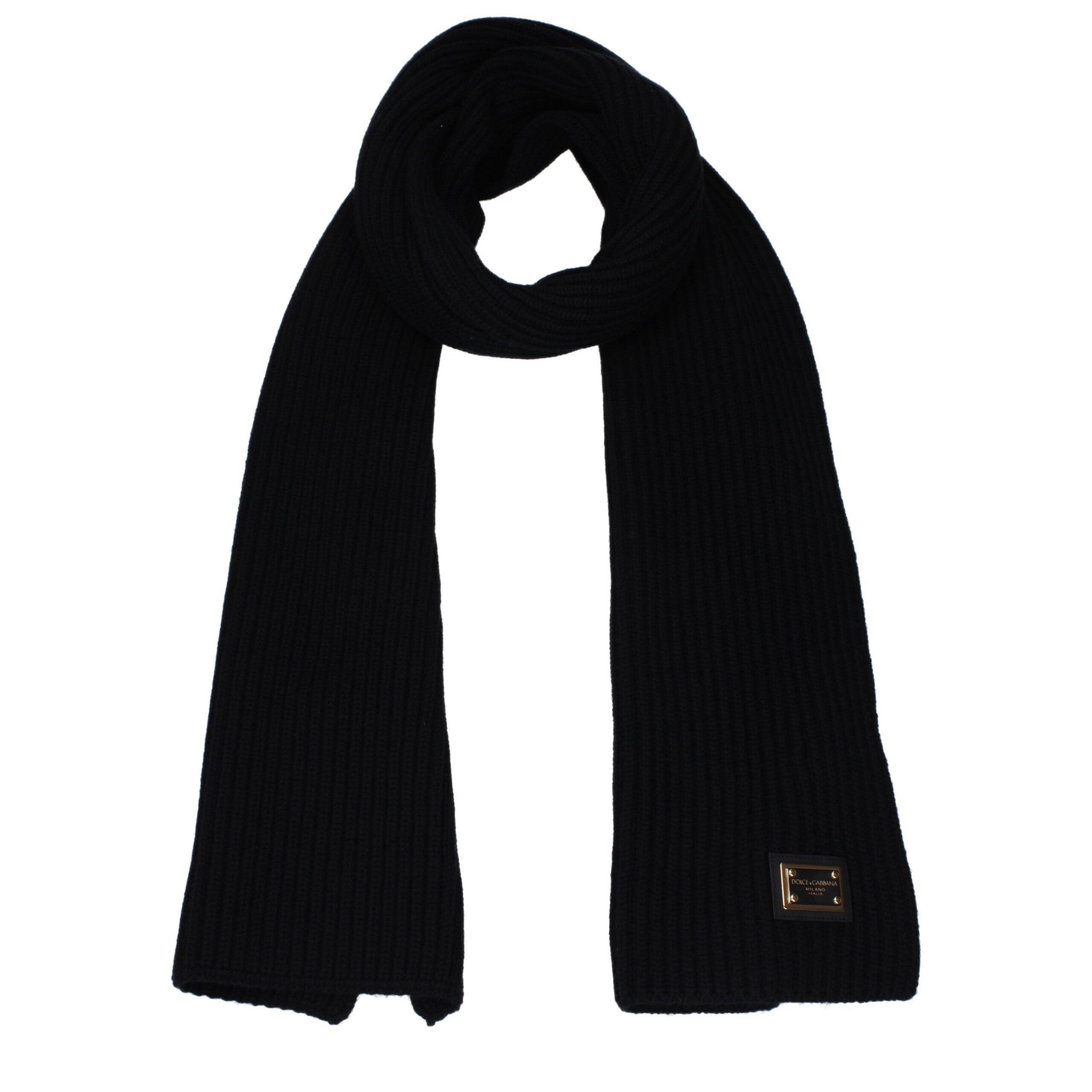 Écharpe Dolce&Gabbana en cashmere noire