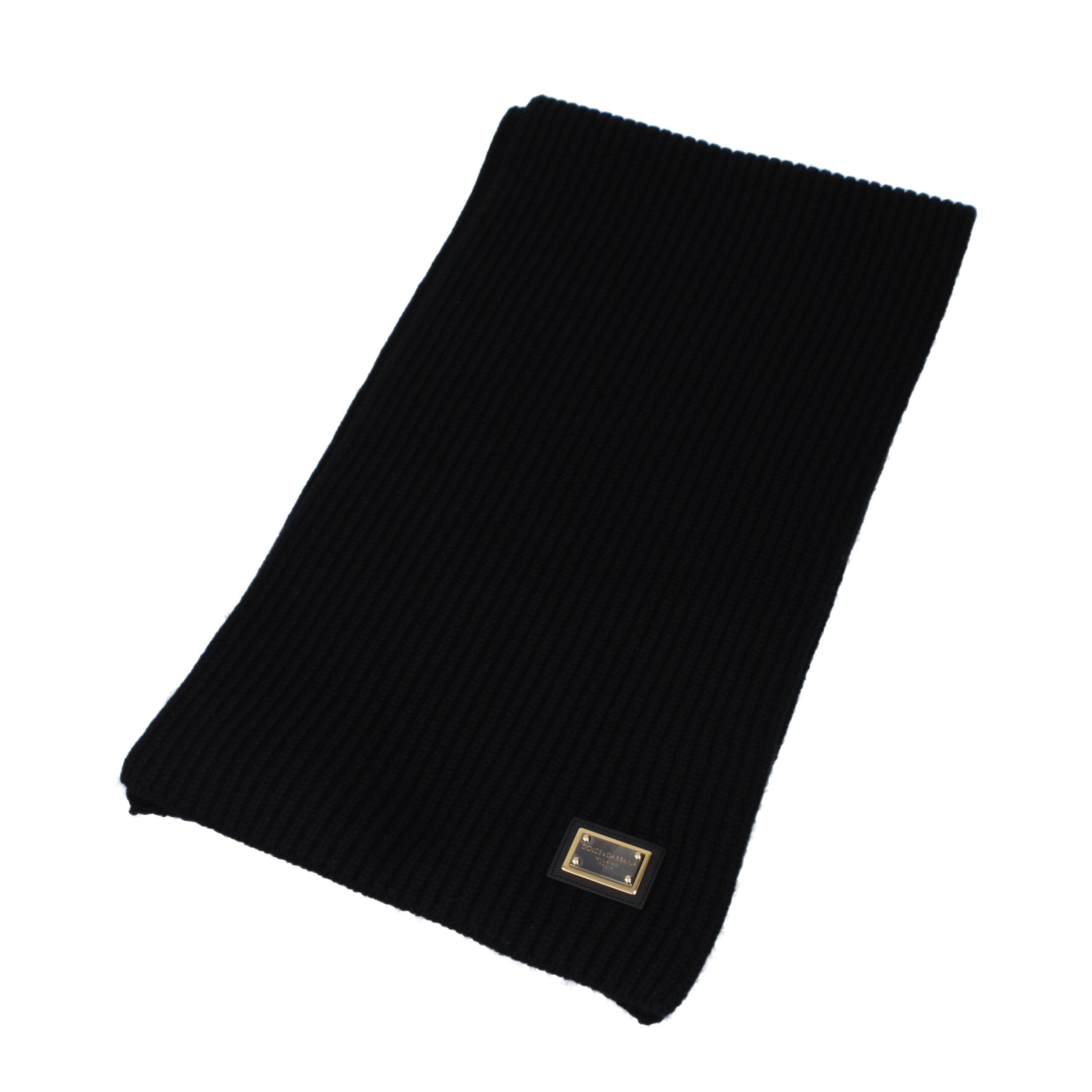 Écharpe Dolce&Gabbana en cashmere noire