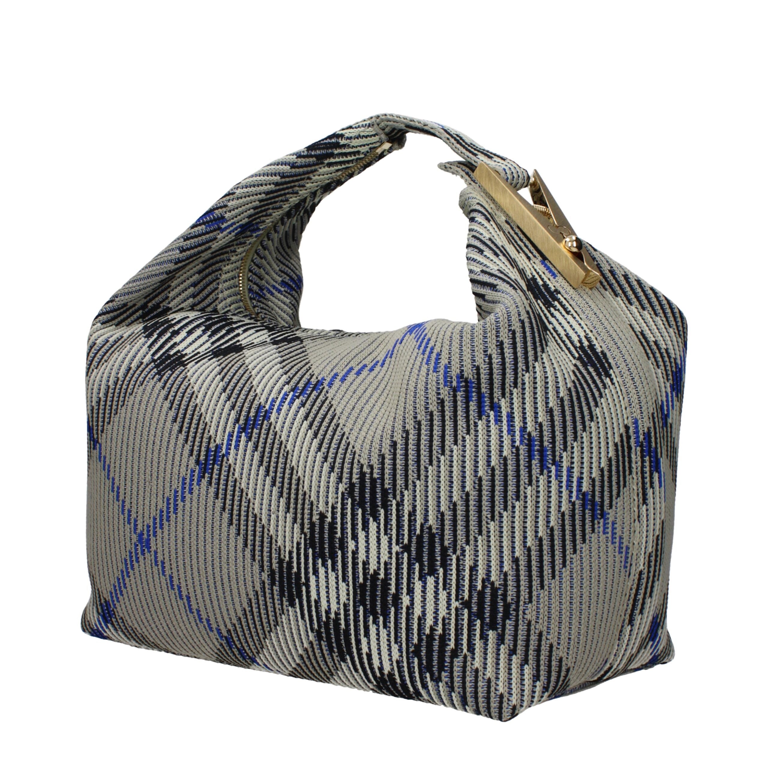 Sac Burberry F82428 vert à motif check