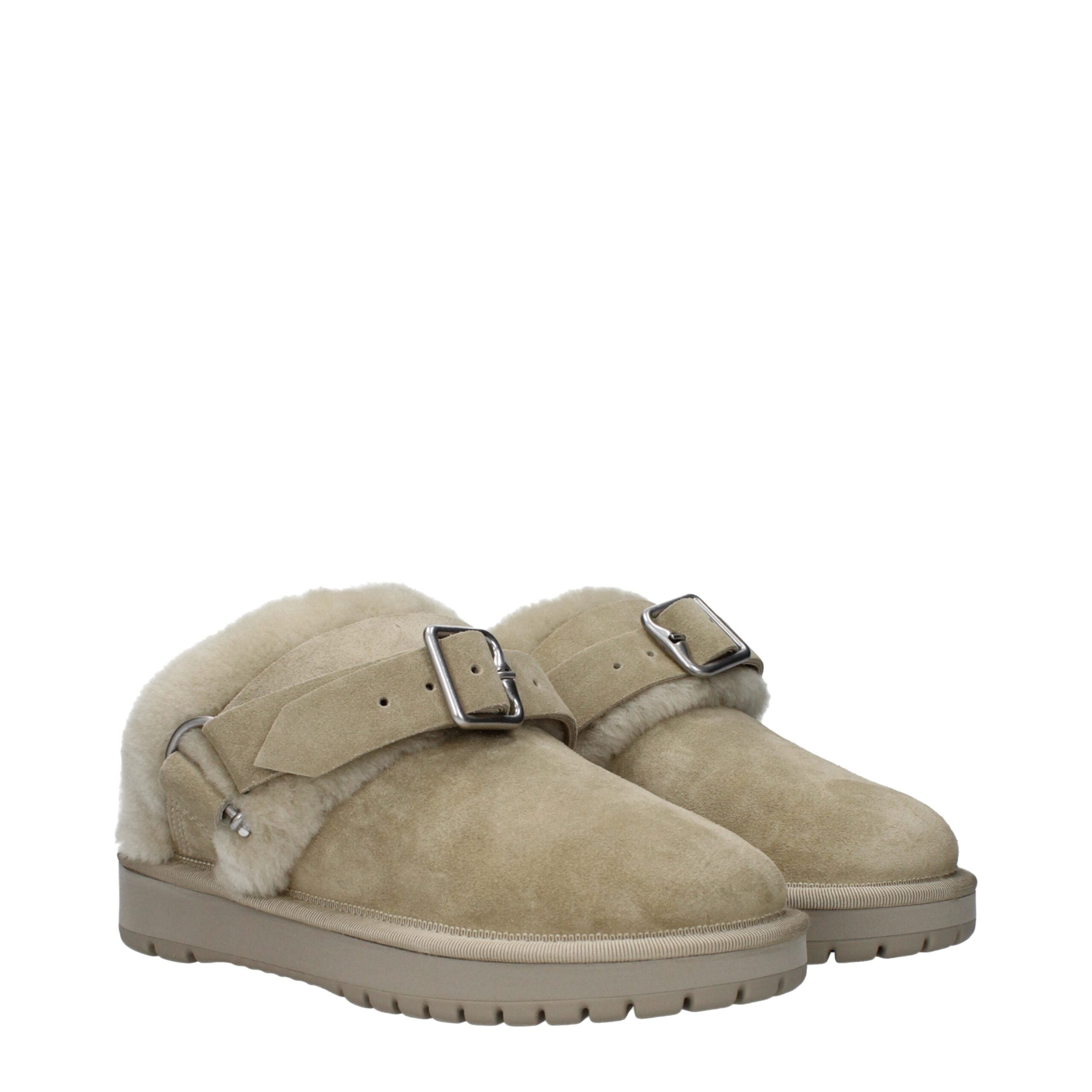 Sandales Burberry en cuir vert