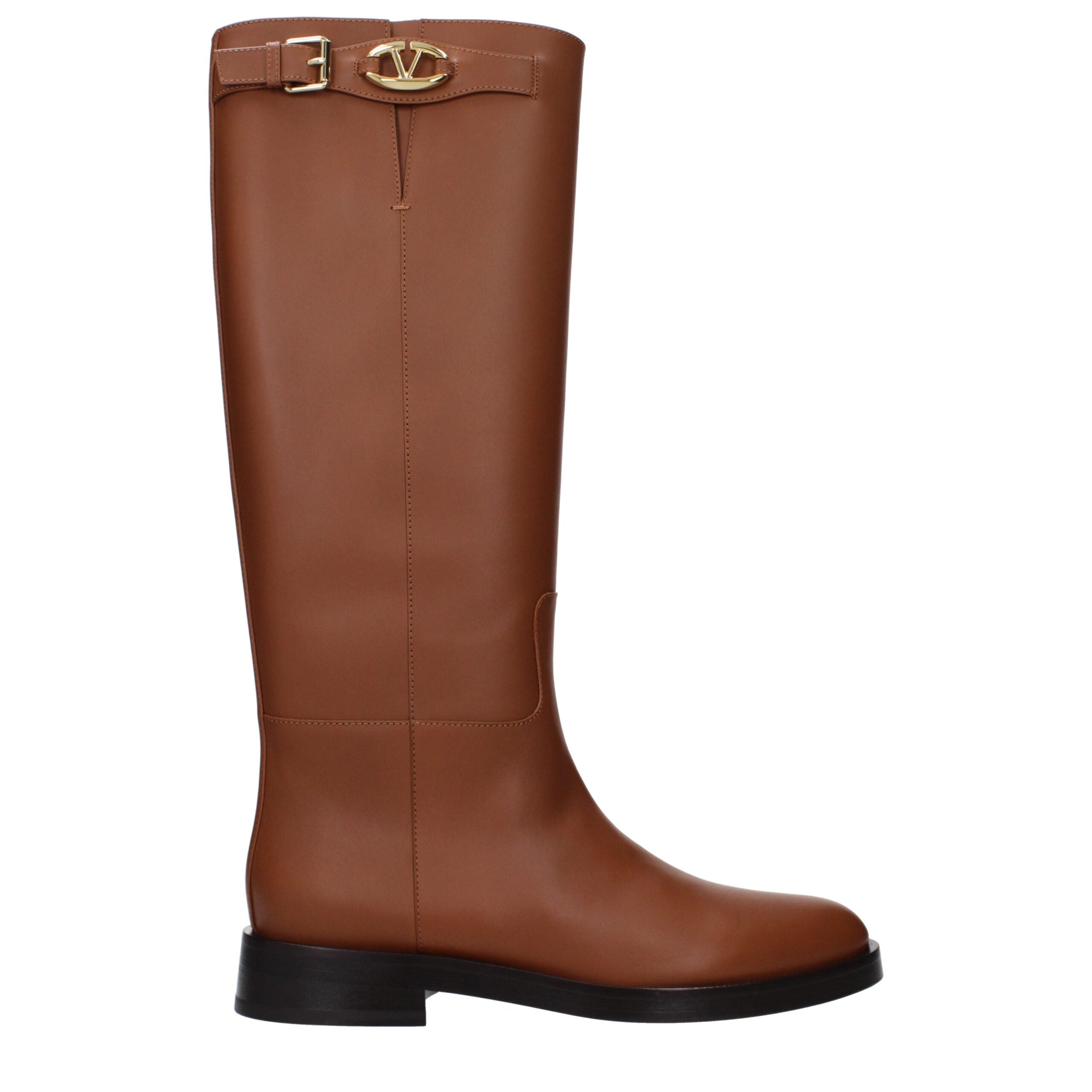 Bottines Valentino Garavani brunes