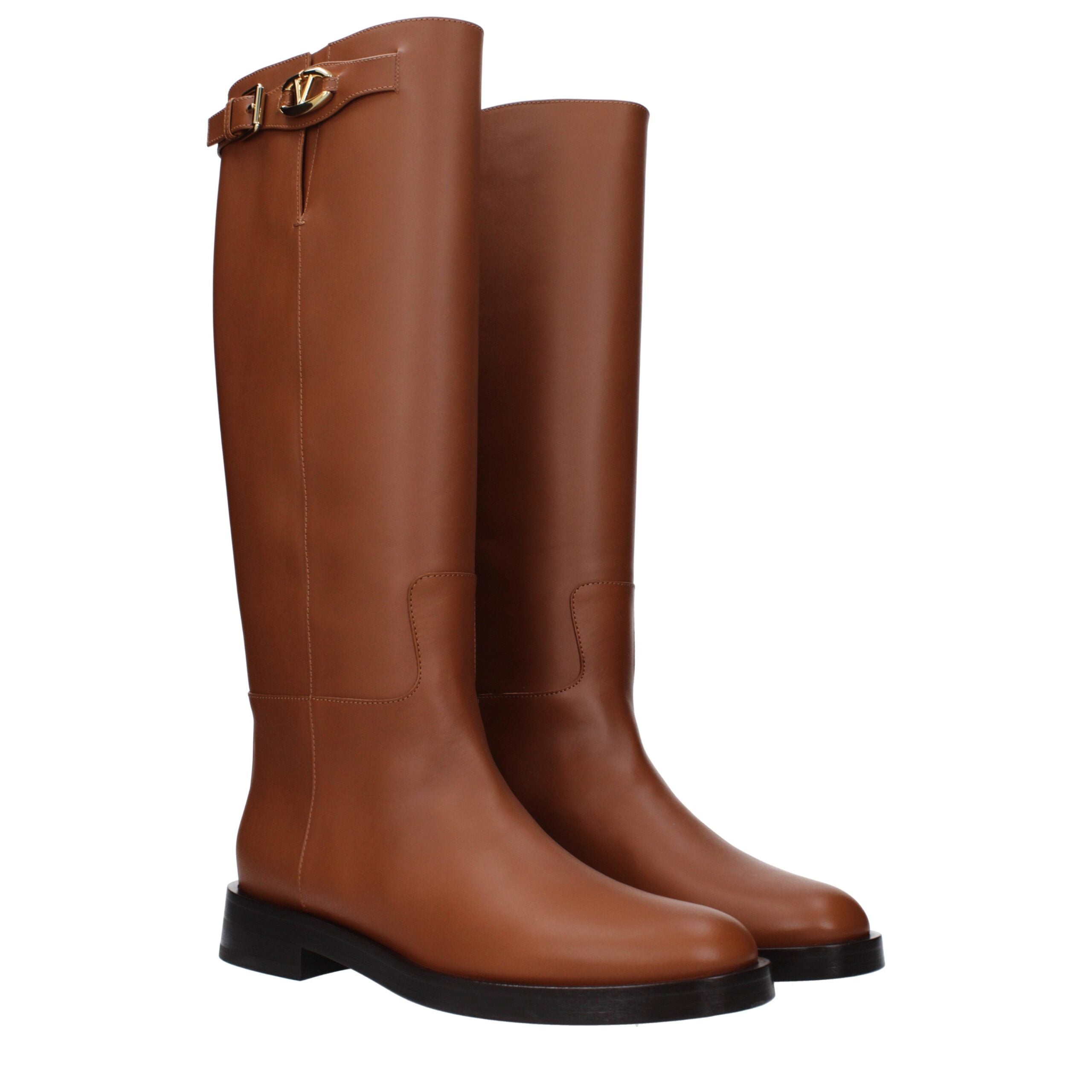 Bottines Valentino Garavani brunes
