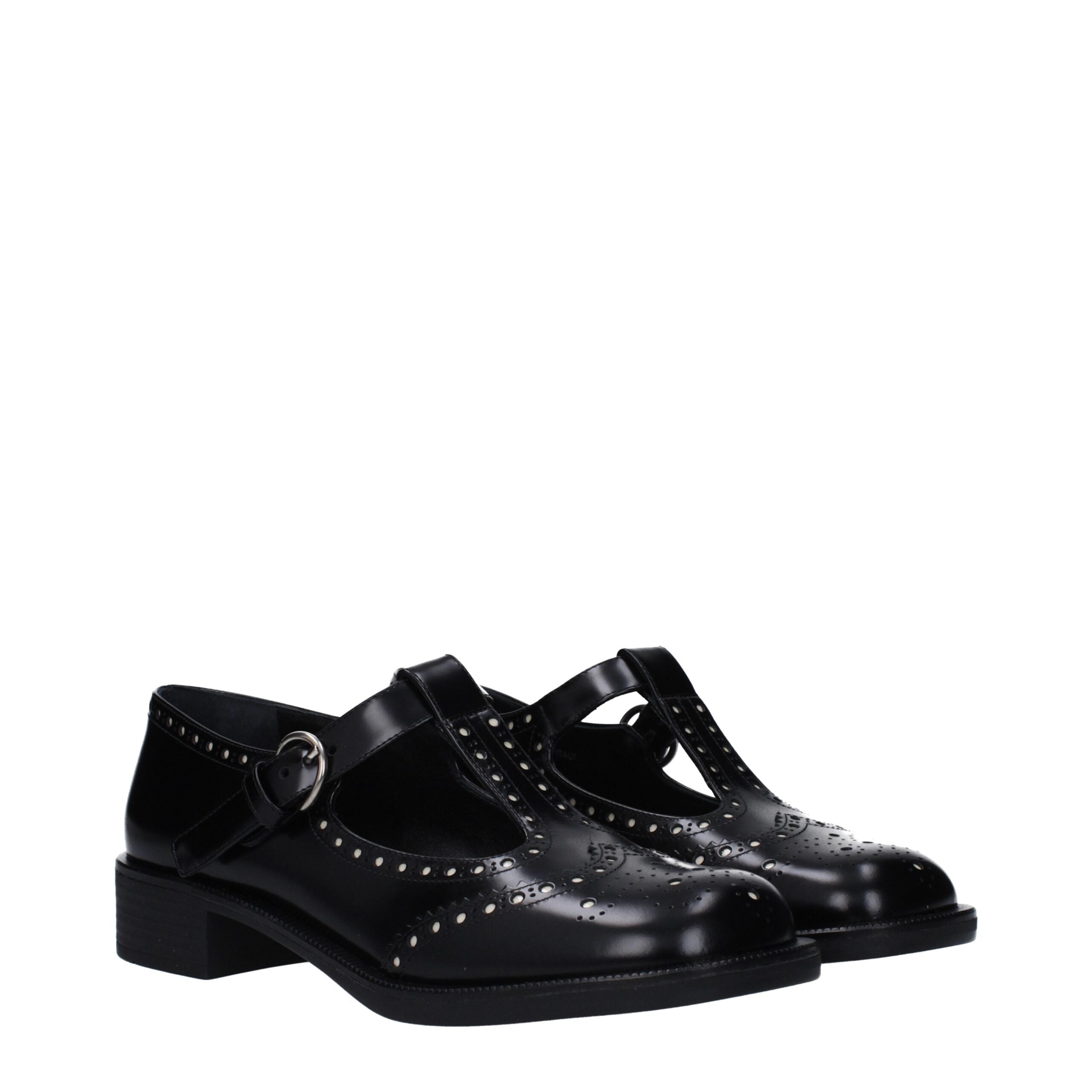 Mocassins Miu Miu slip-on noirs