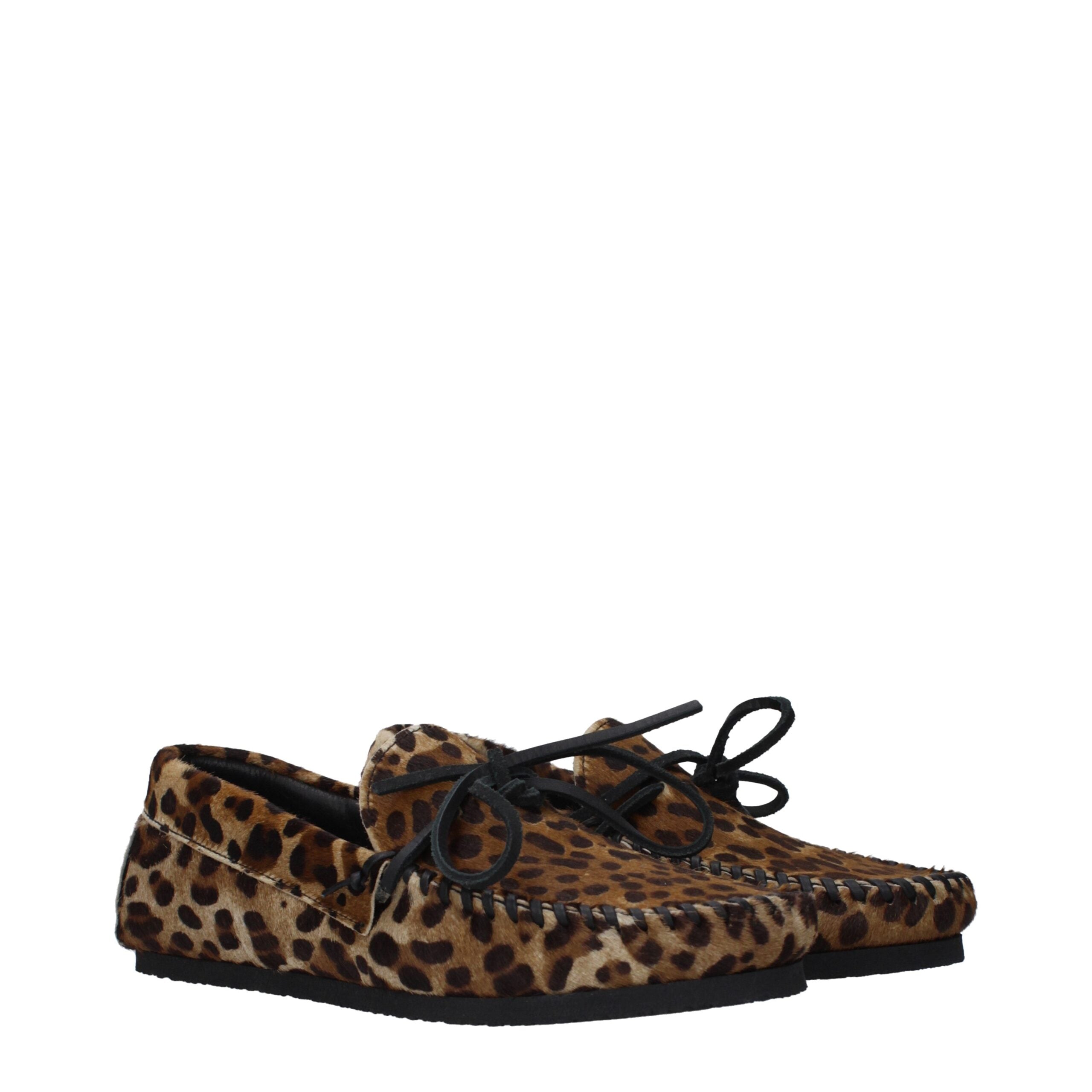 Mocassins Isabel Marant Brown Horsehair bruns