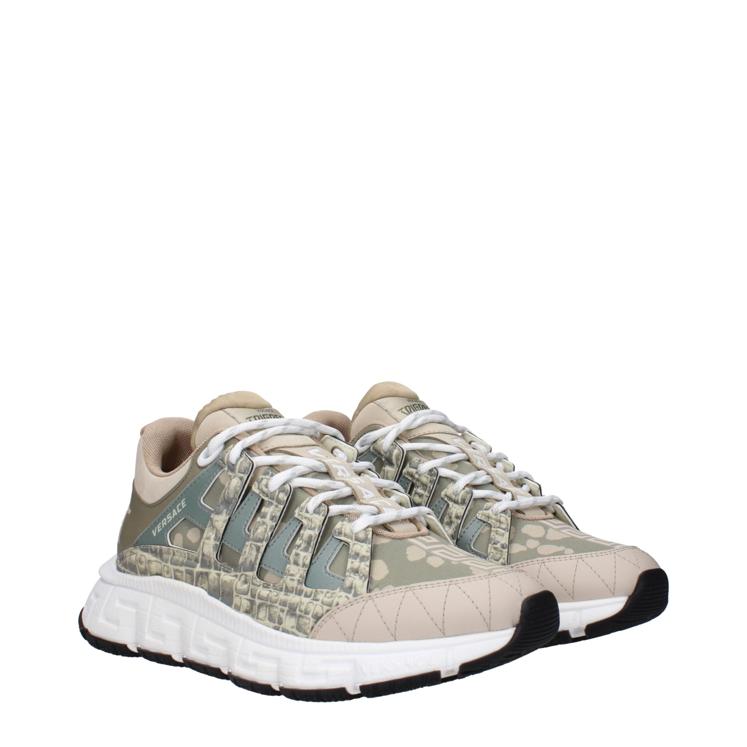 Baskets Versace vertes