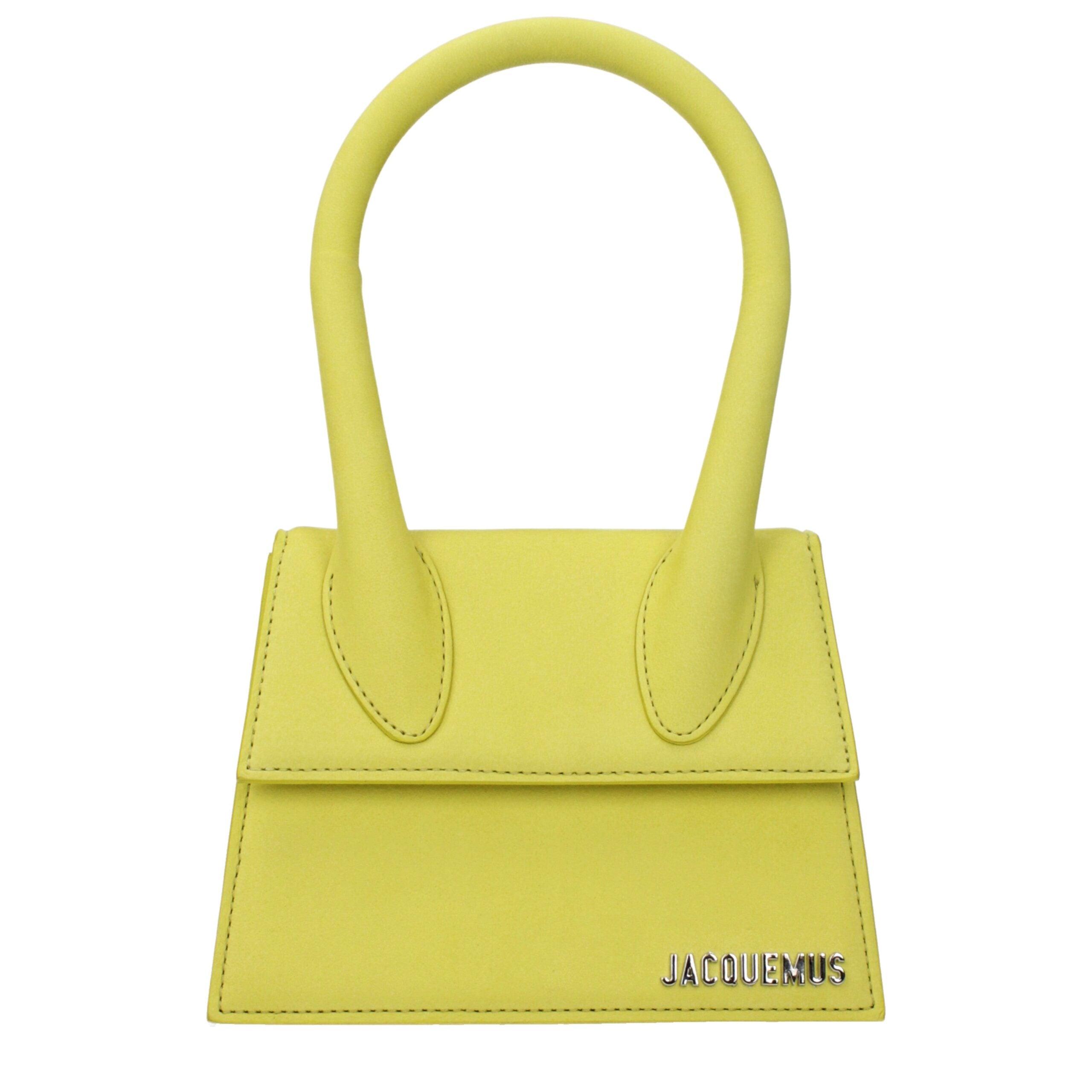 Sac à main Jacquemus jaune néon