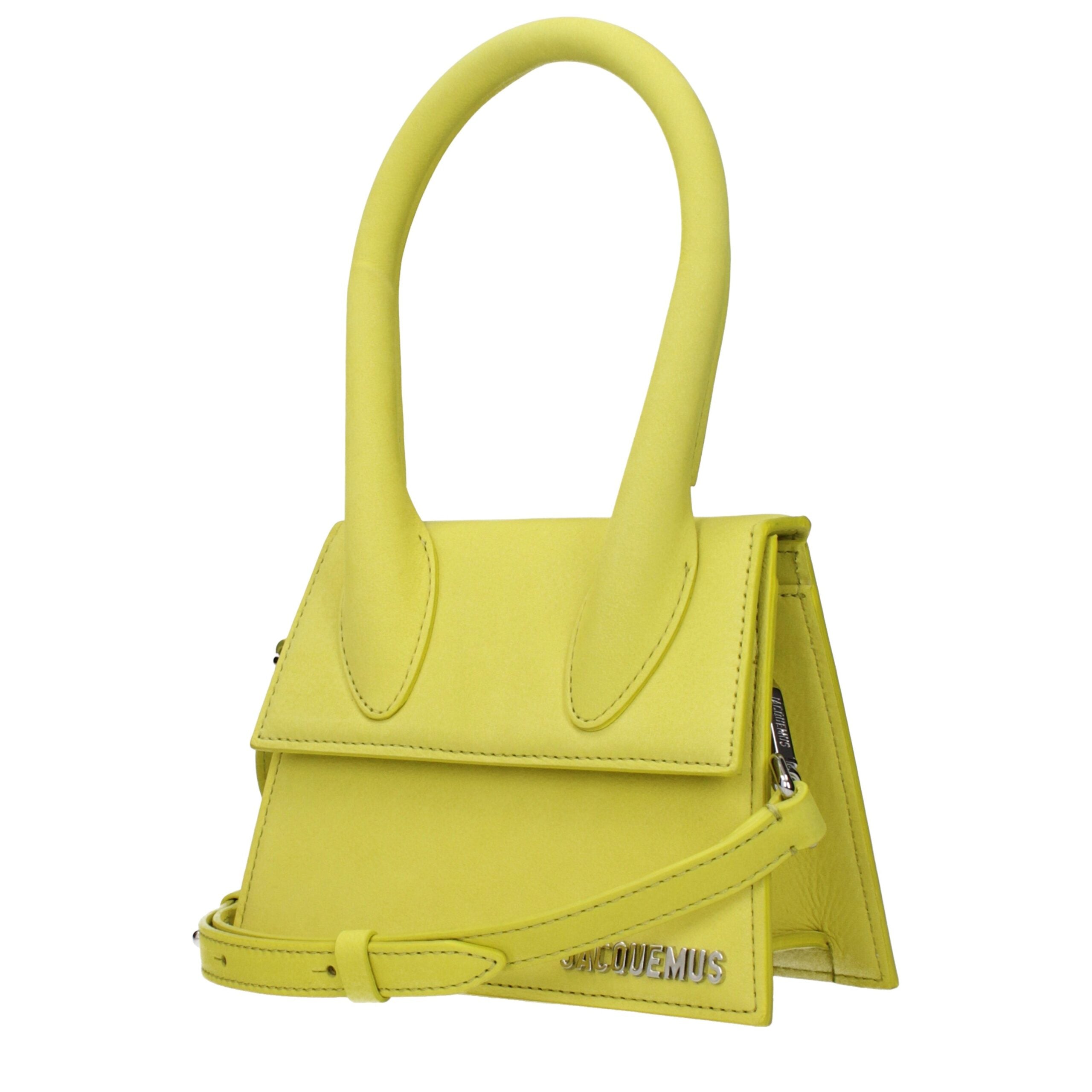Sac à main Jacquemus jaune néon