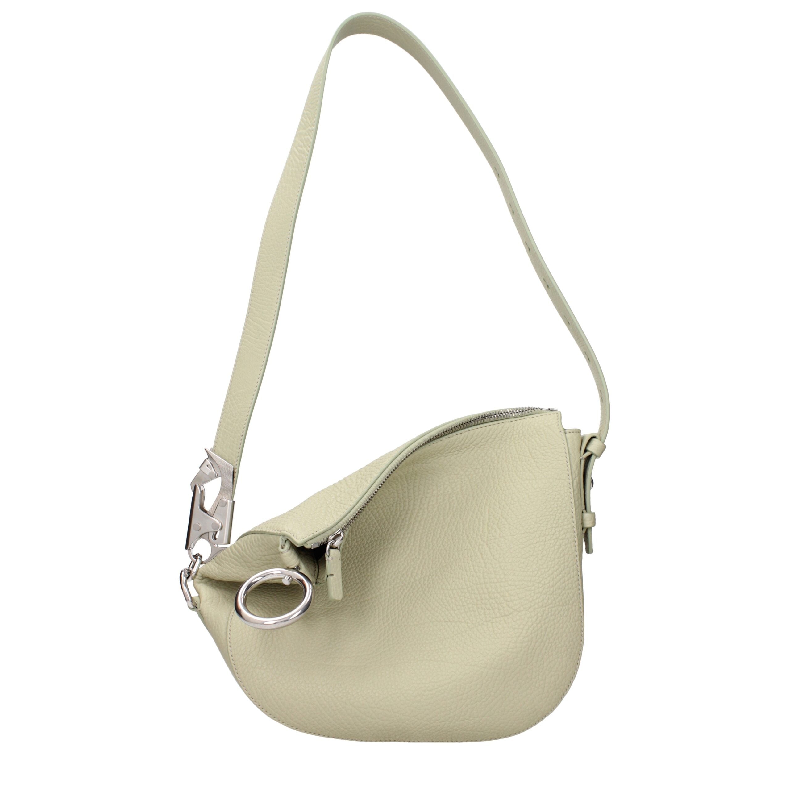 Sac à épaule Burberry en cuir vert