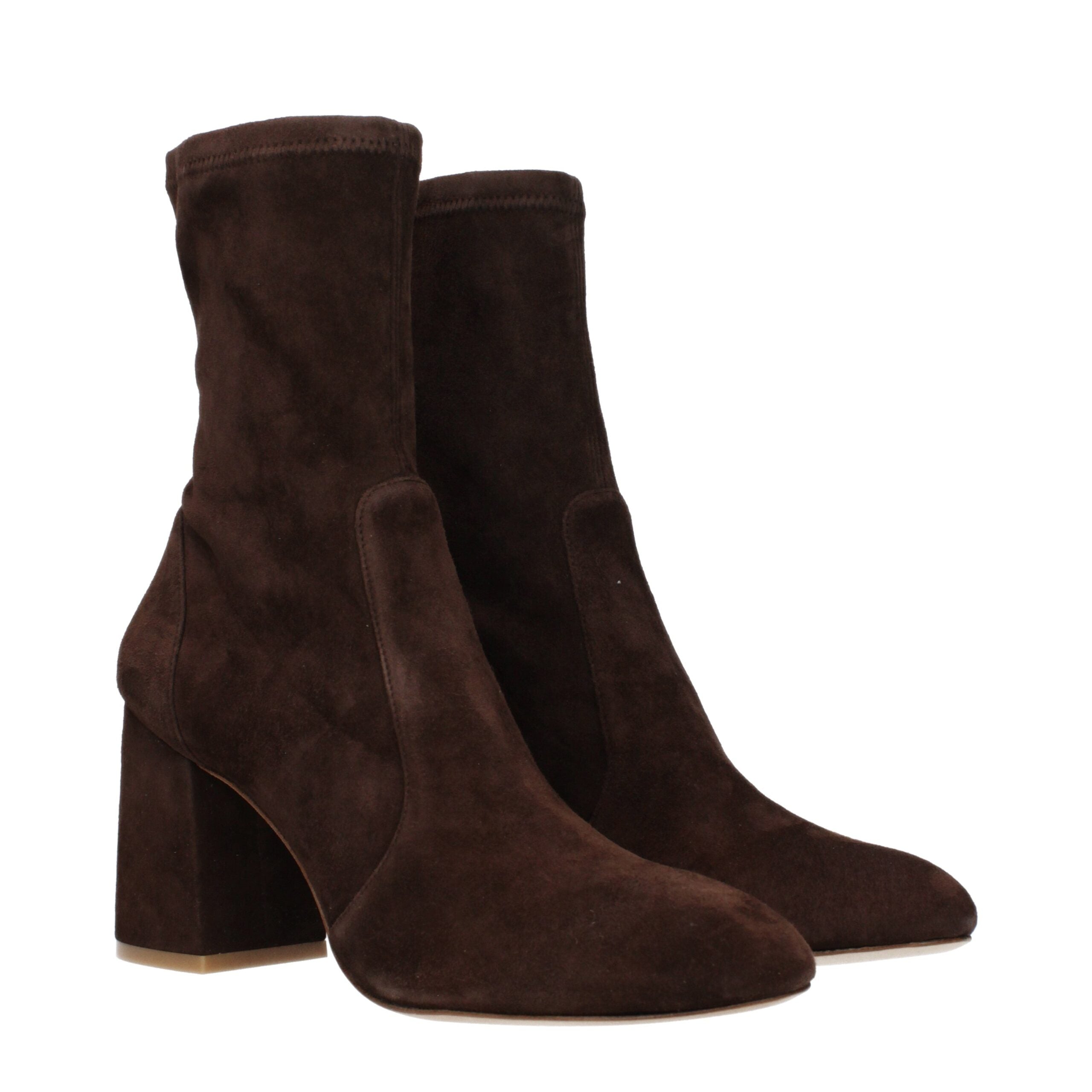 Bottines Stuart Weitzman FLAREBLOCK brun