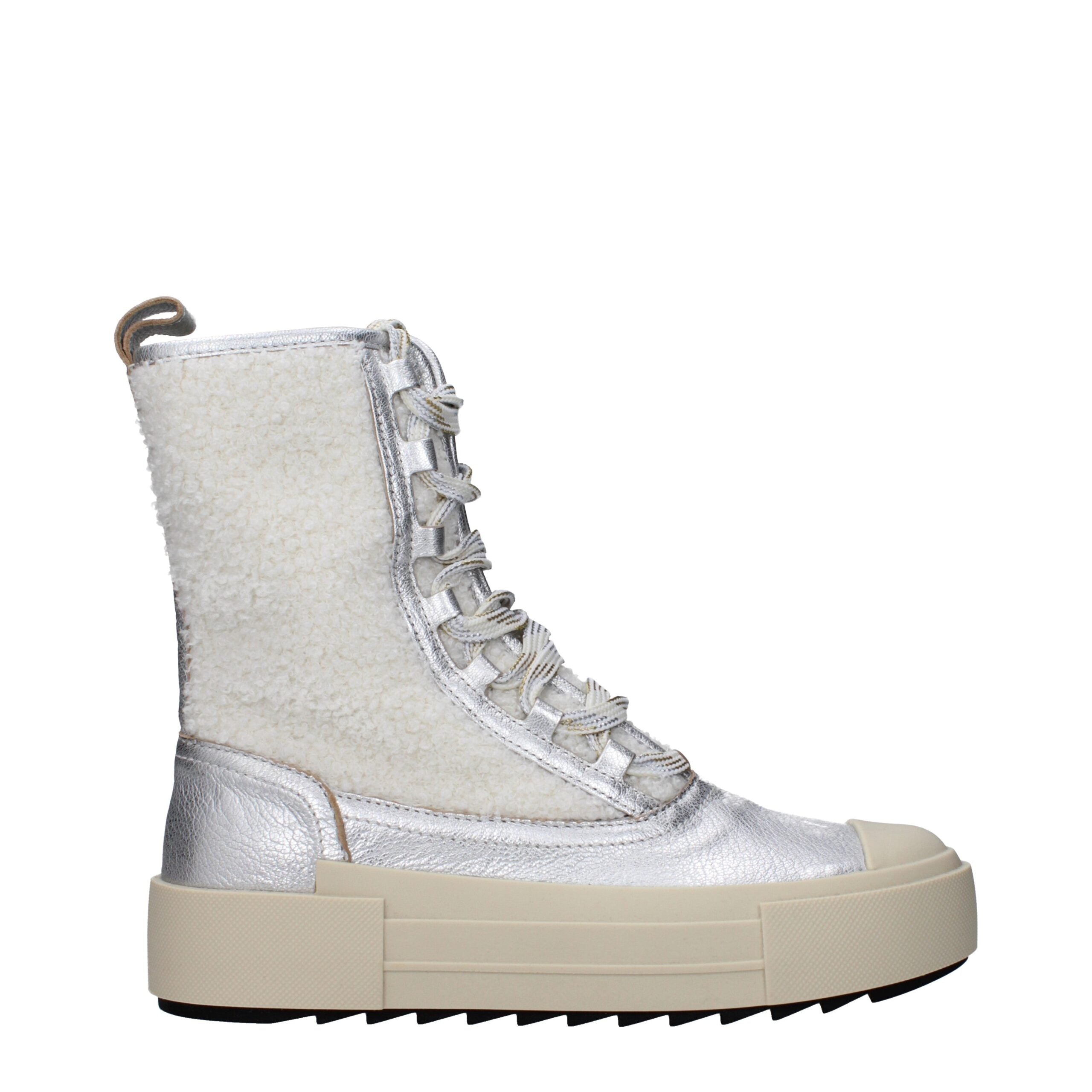 Bottines Philippe Model argentées