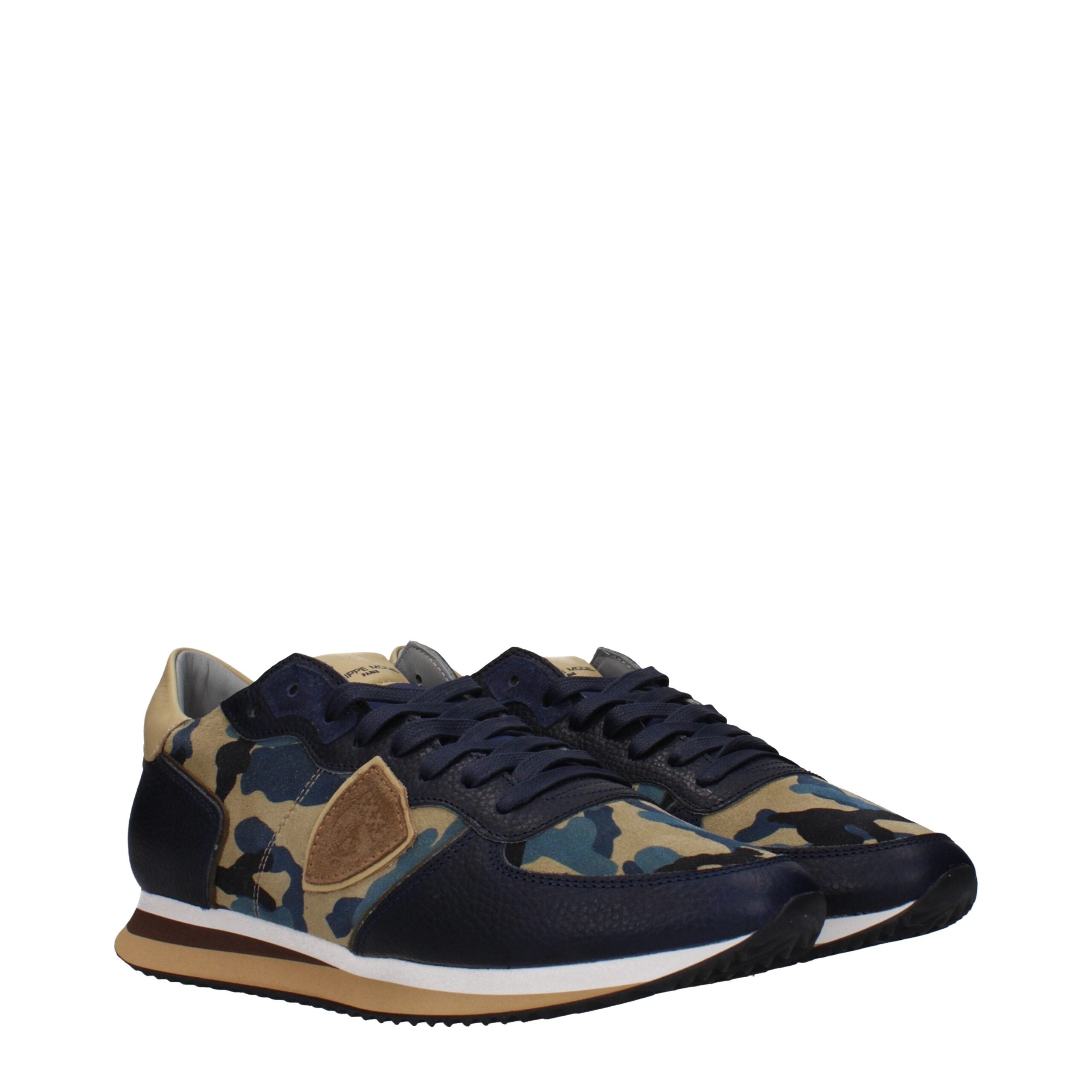 Baskets Philippe Model bleues