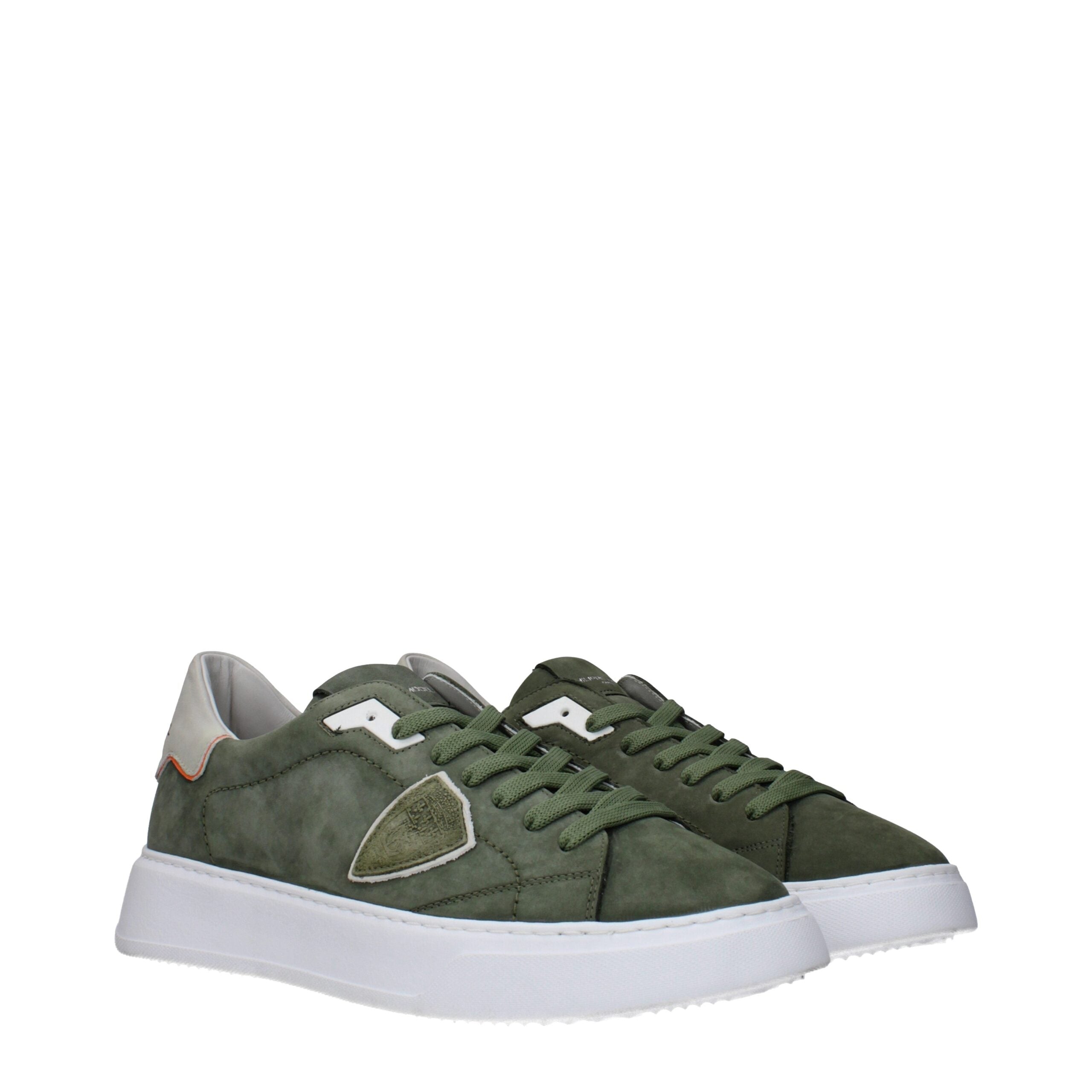 Baskets Philippe Model vertes