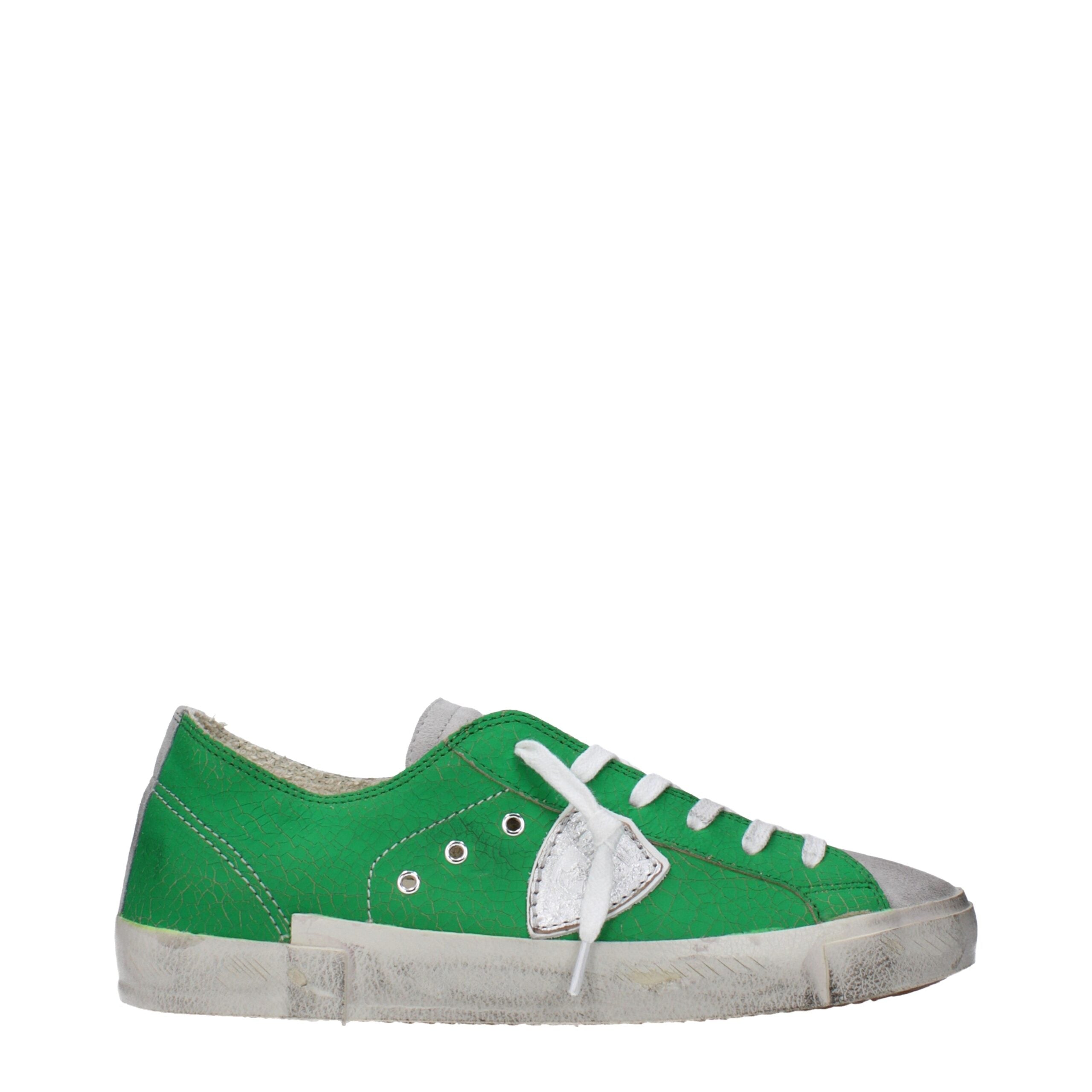 Baskets Philippe Model PRLULCTB vertes