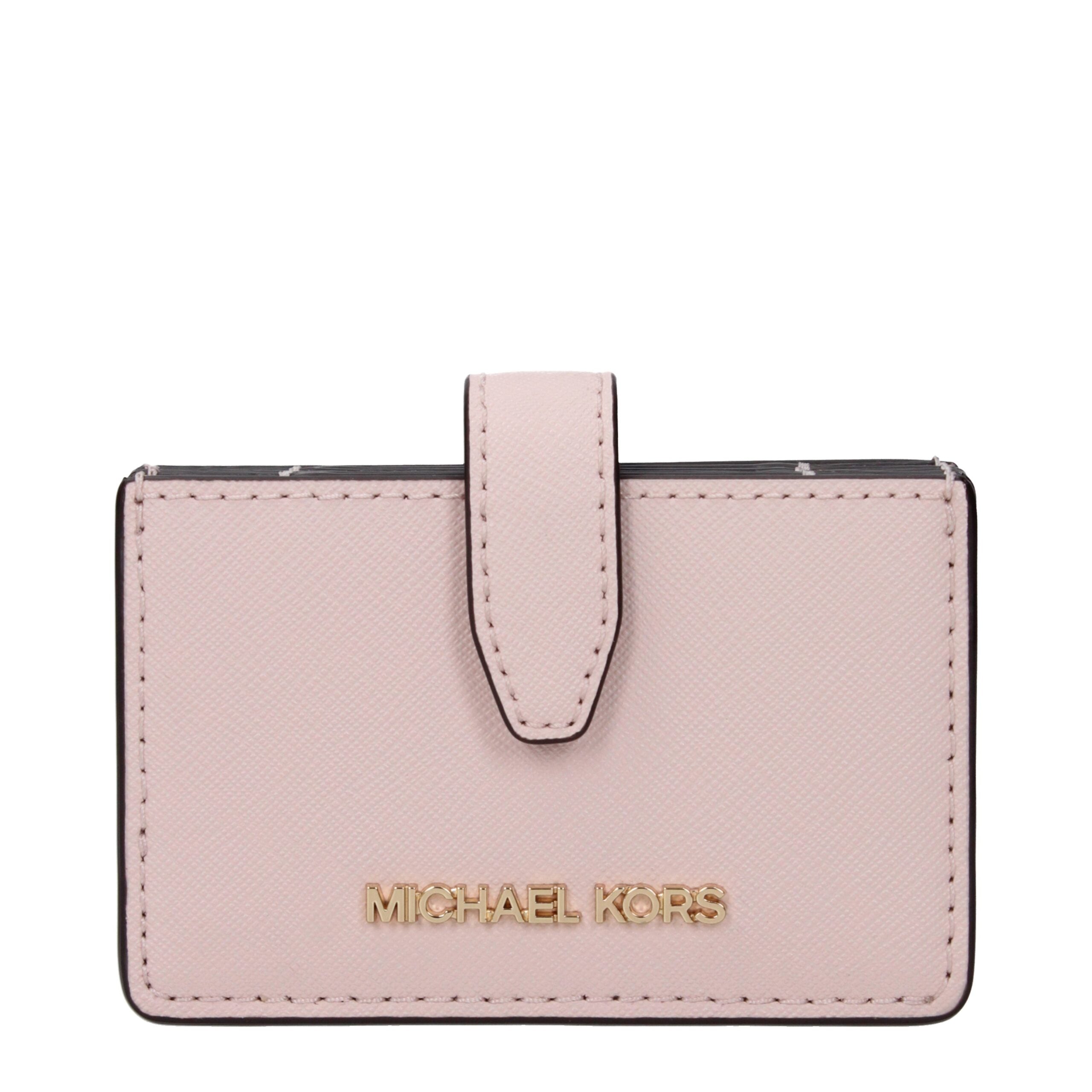 Porte-cartes Michael Kors rose
