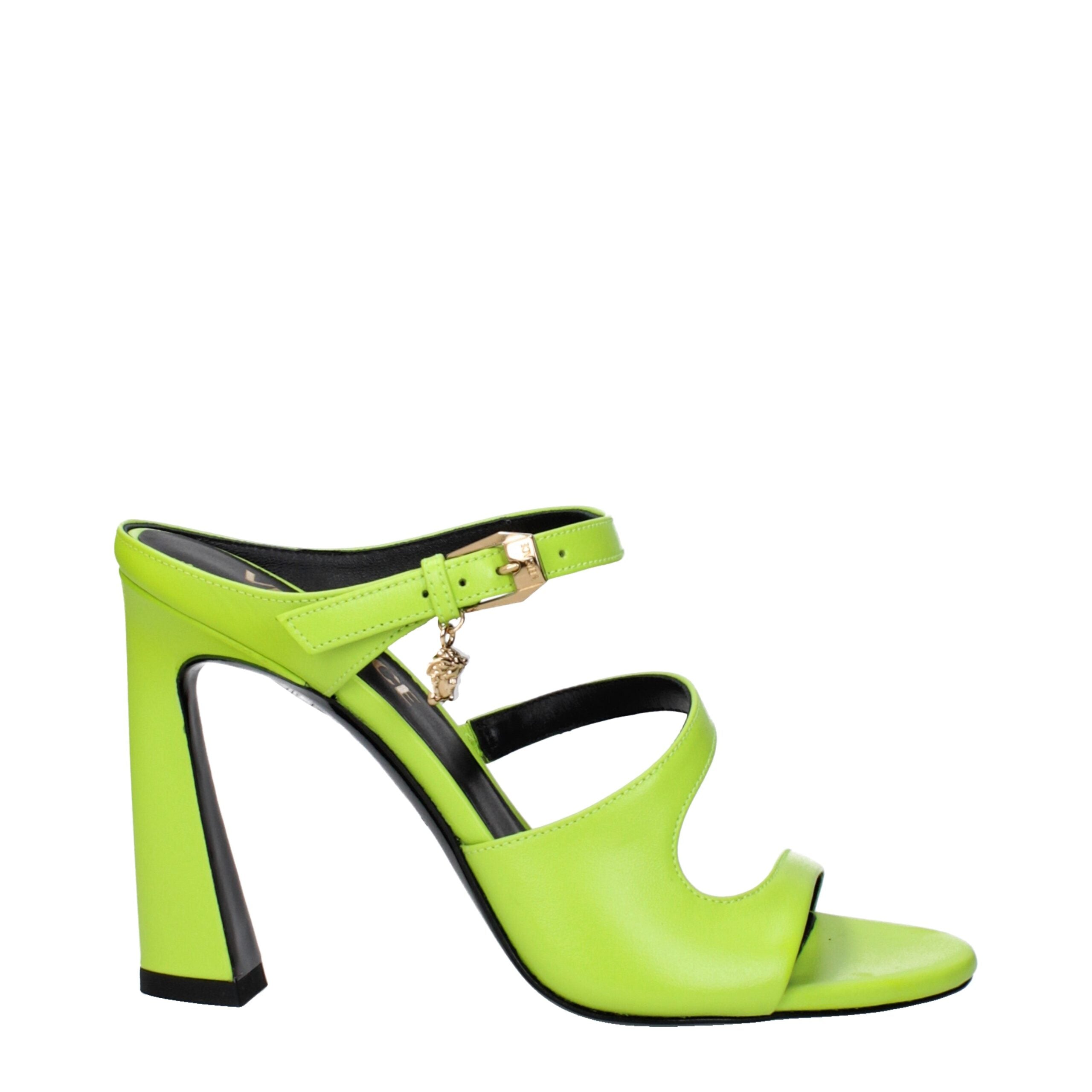 Sandales Versace ouvertes vertes