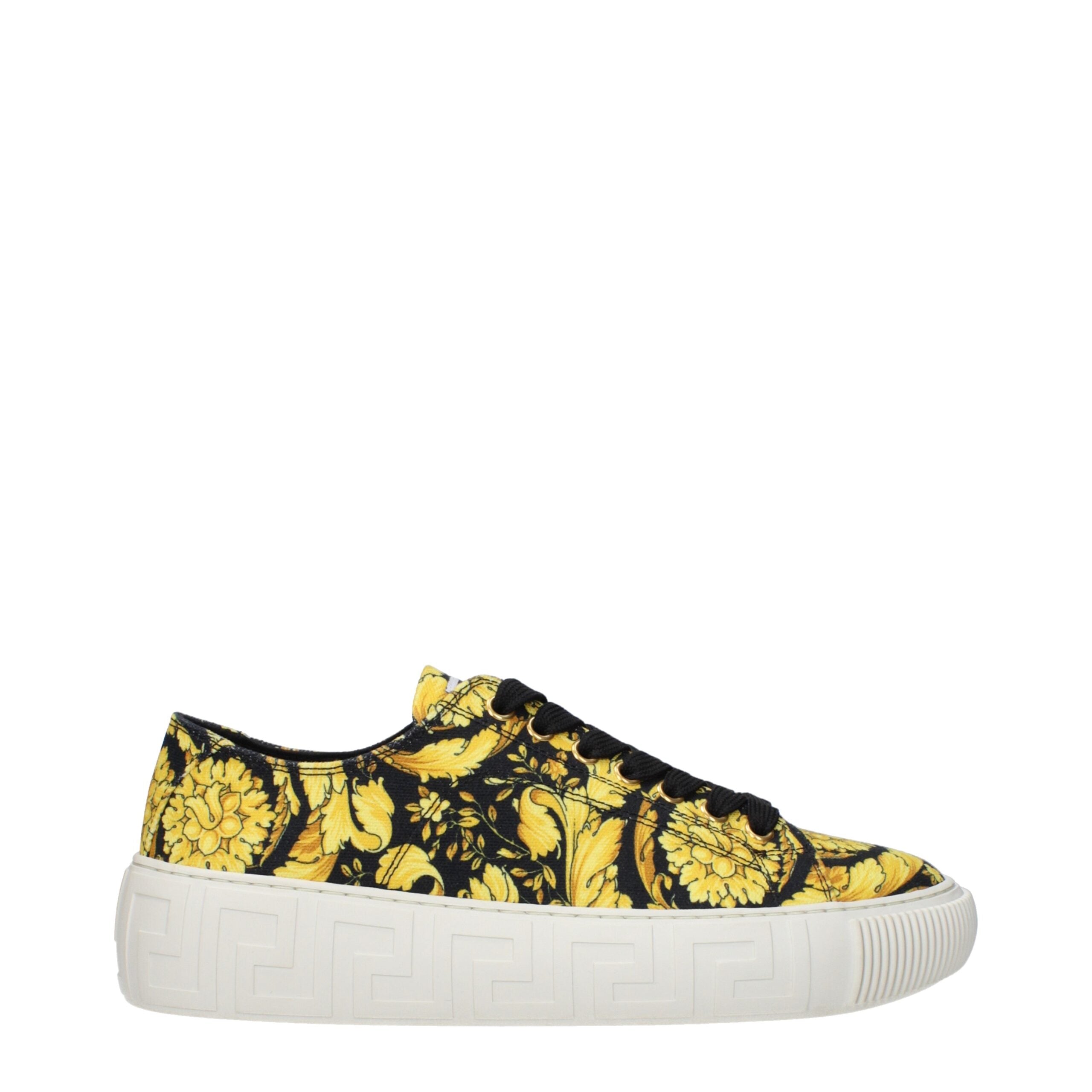 Baskets Versace dorées