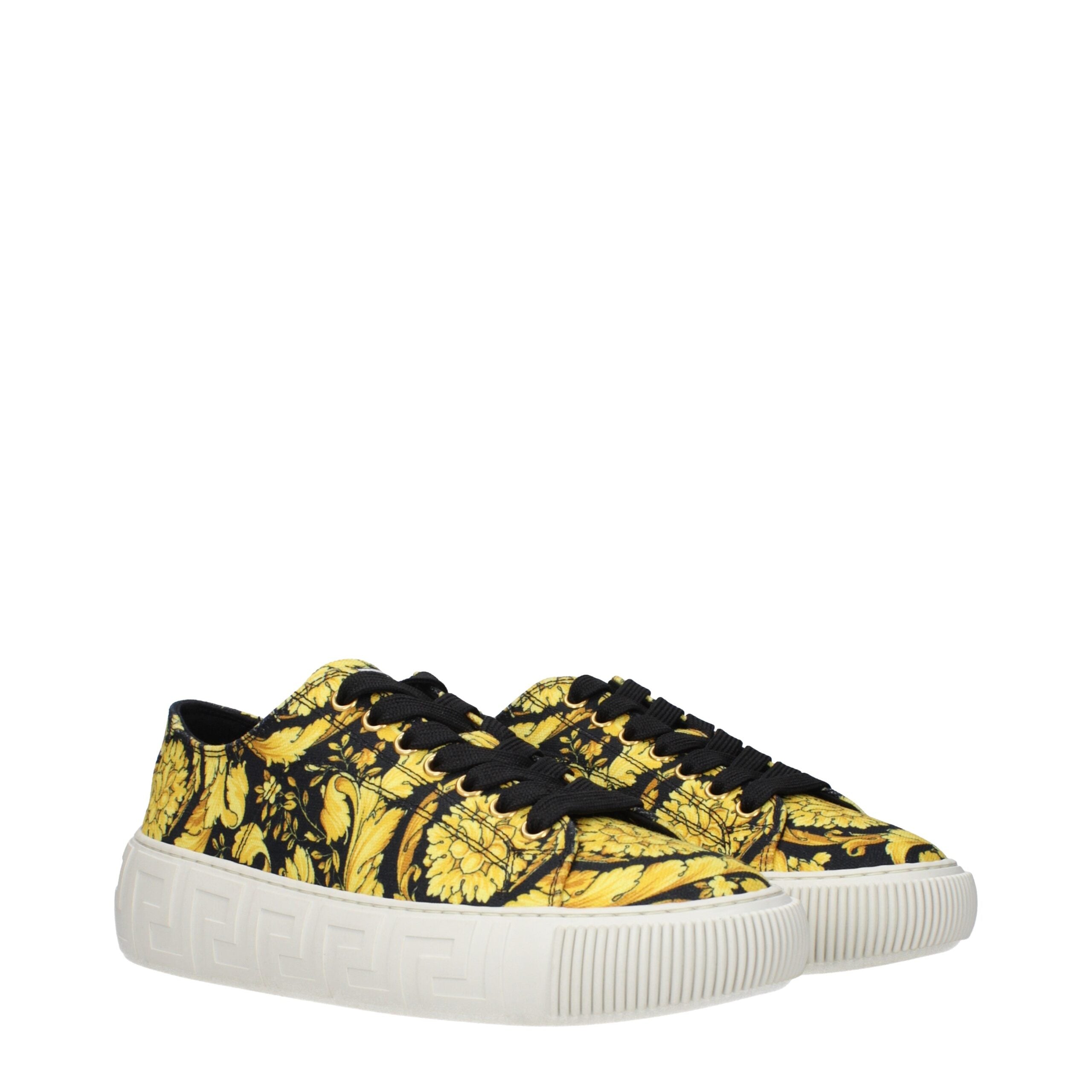 Baskets Versace dorées