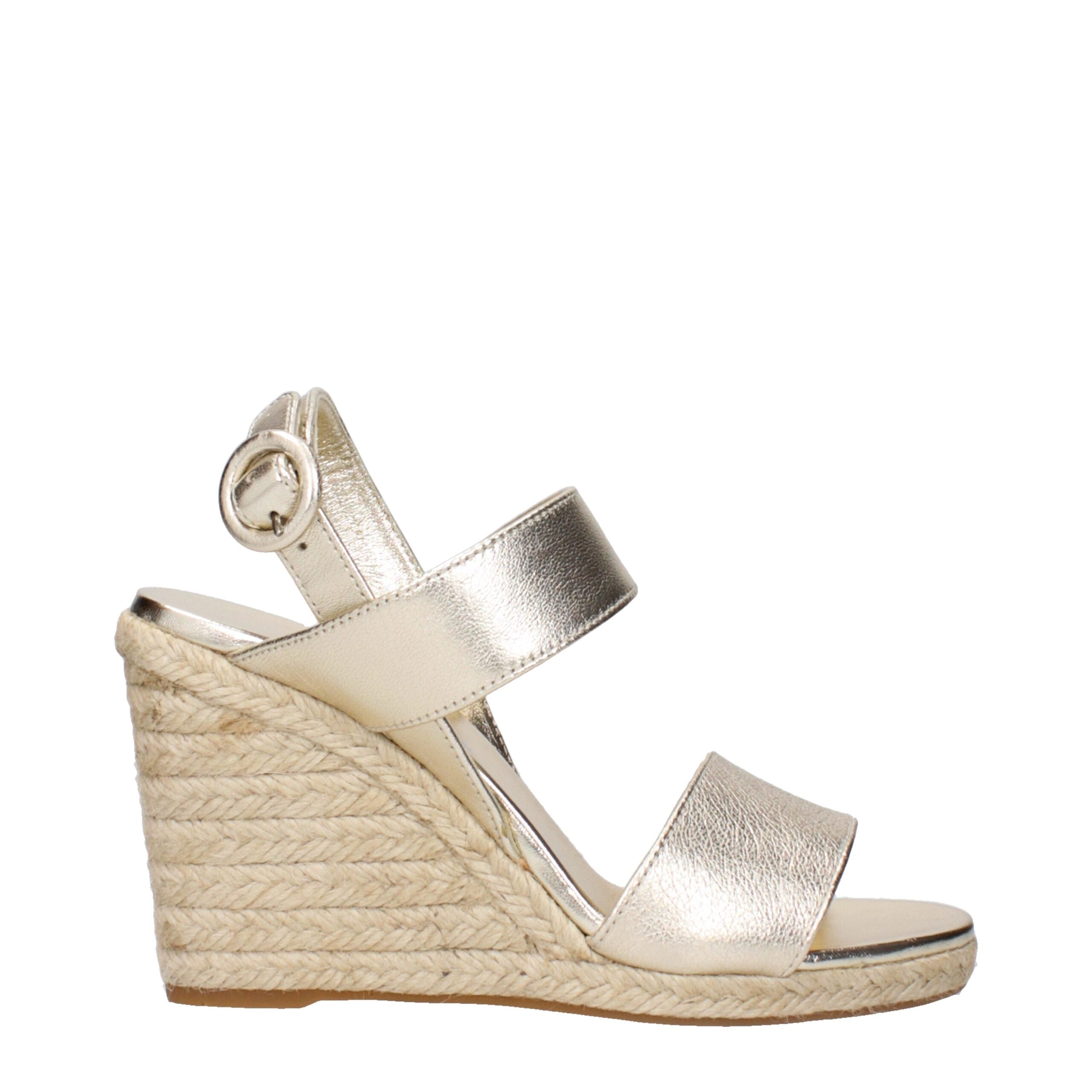 Sandales Prada vintage dorées