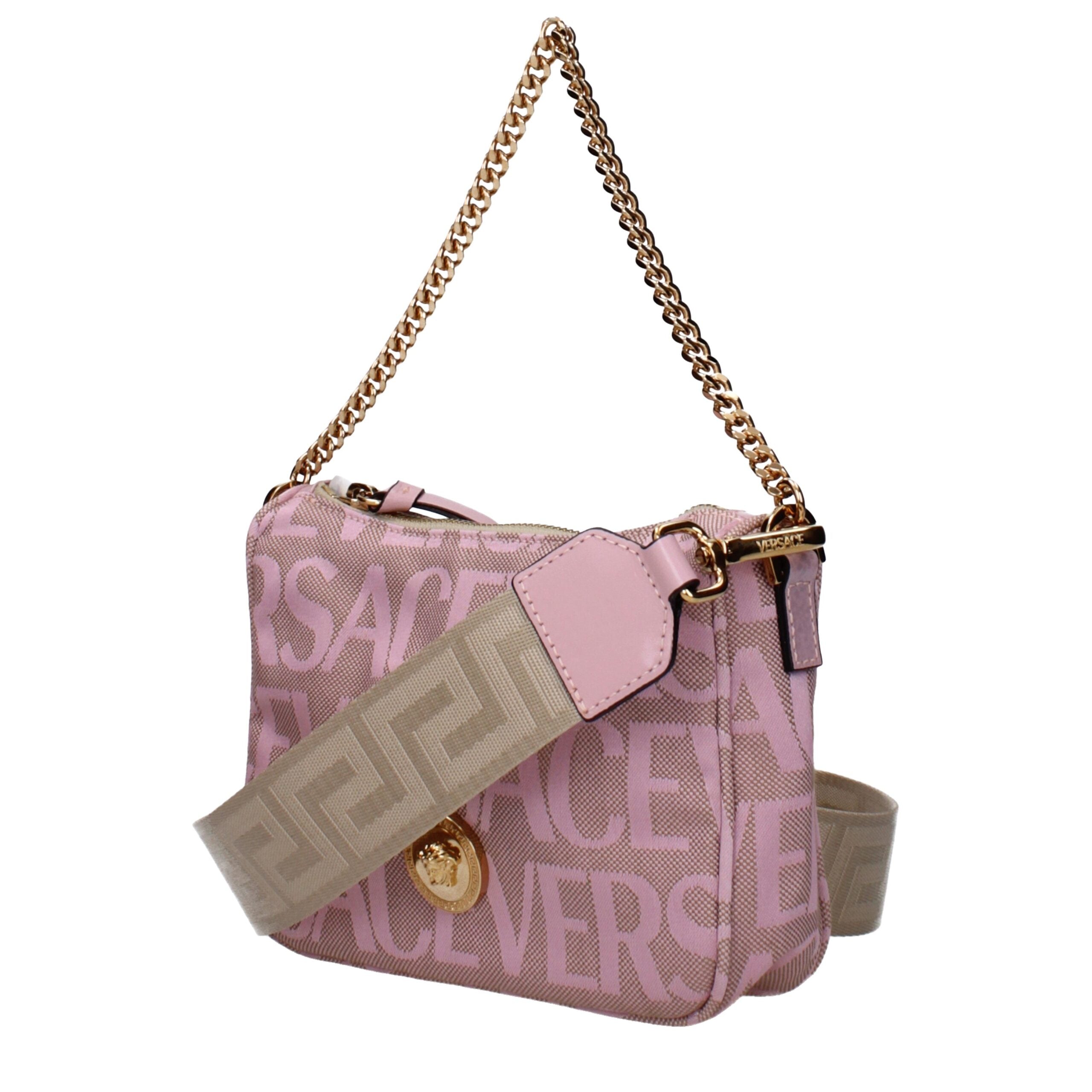 Sac Versace à bandoulière rose