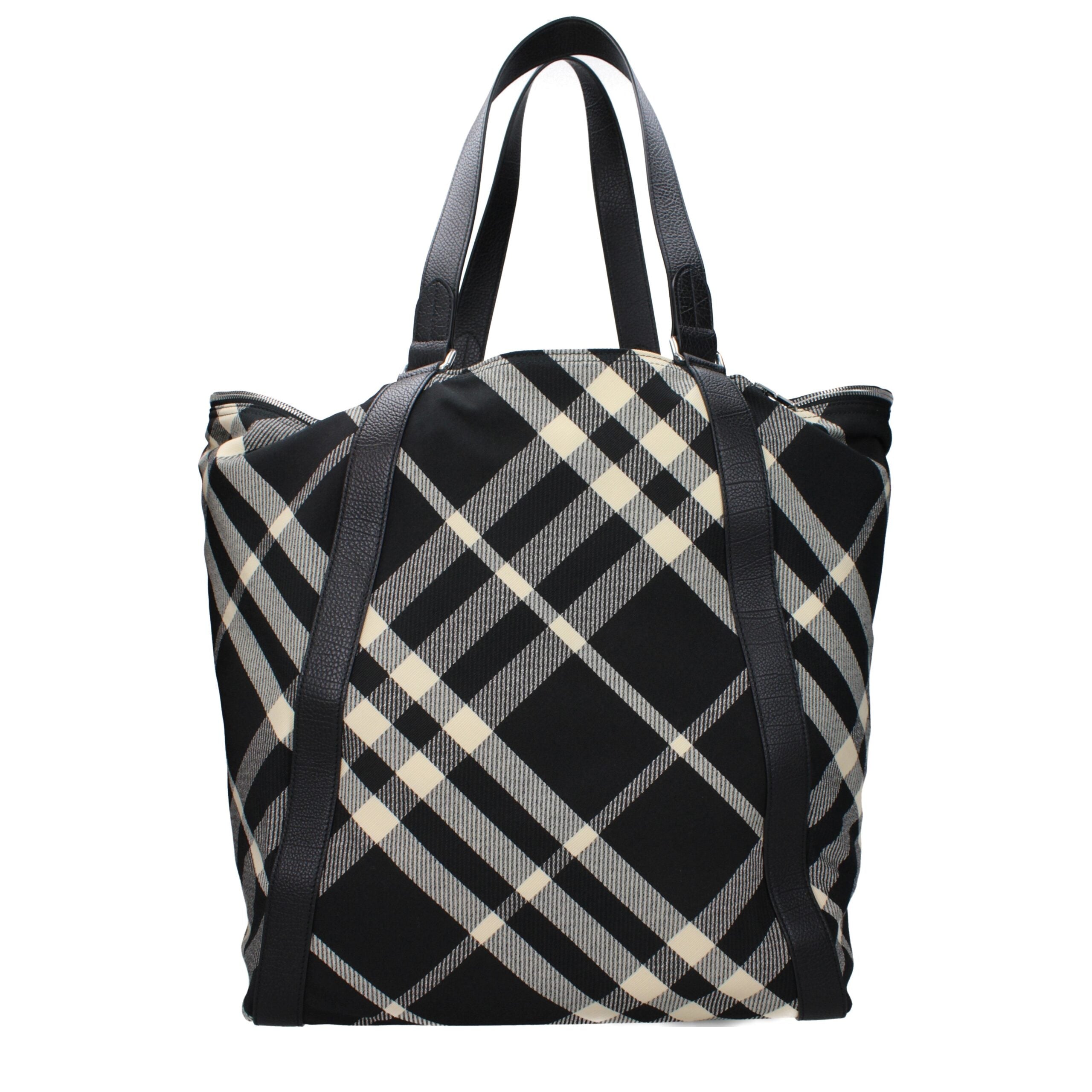 Sac à bandoulière Burberry Check noir