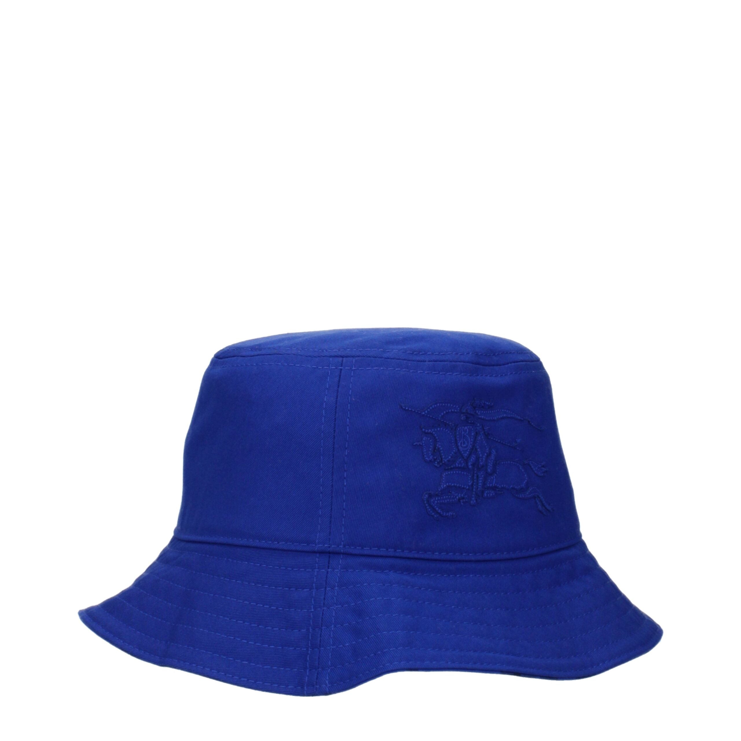 Chapeau en tissu Burberry bleu