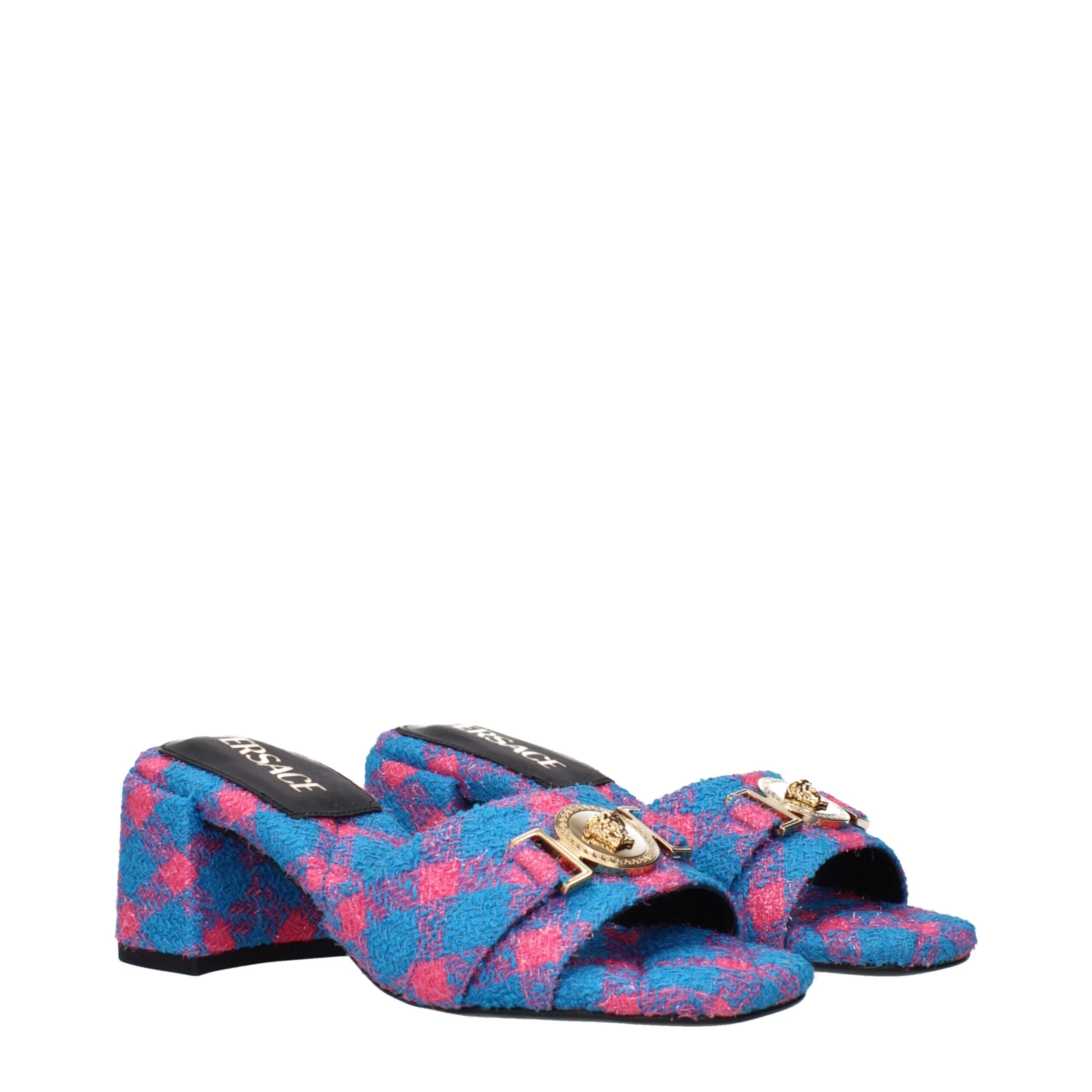 Sandales Versace Bleu