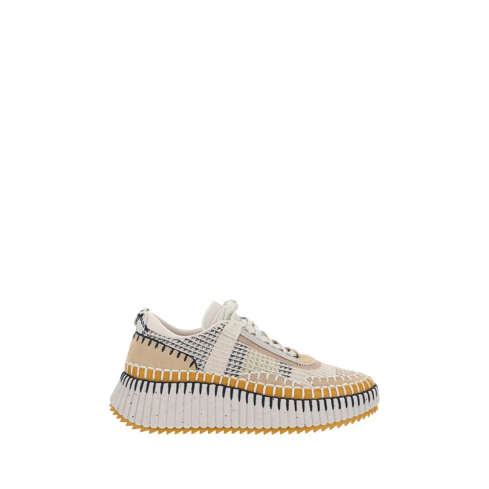 "Baskets Chloé Nama blanches"