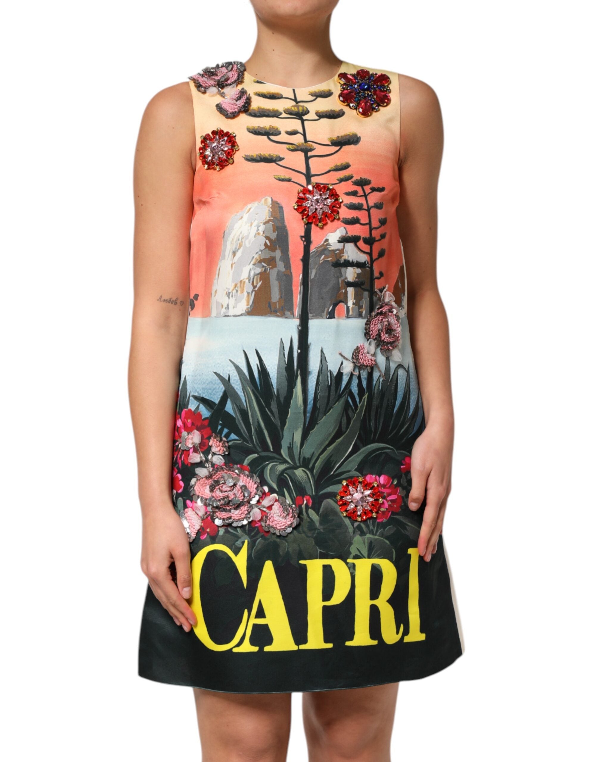 Robe mini Dolce & Gabbana multicolore