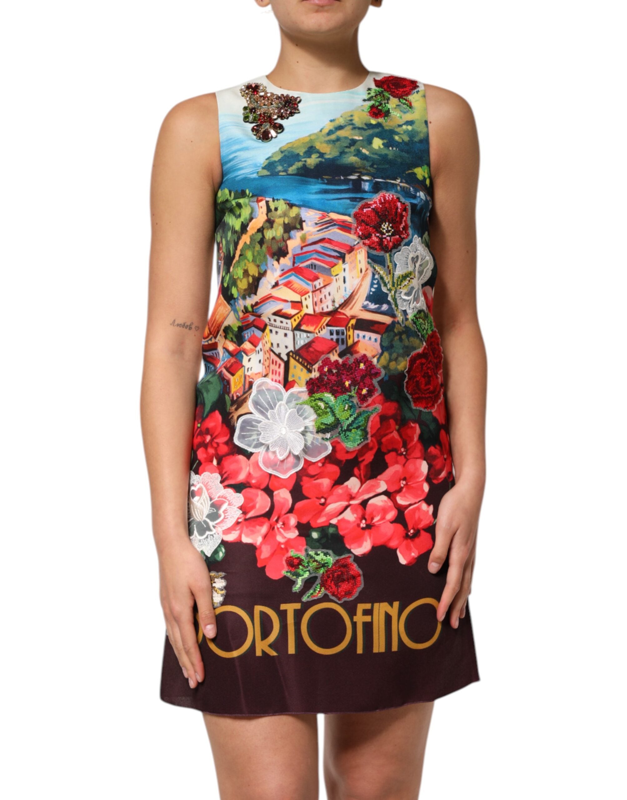 Robe mini Dolce & Gabbana multicolore