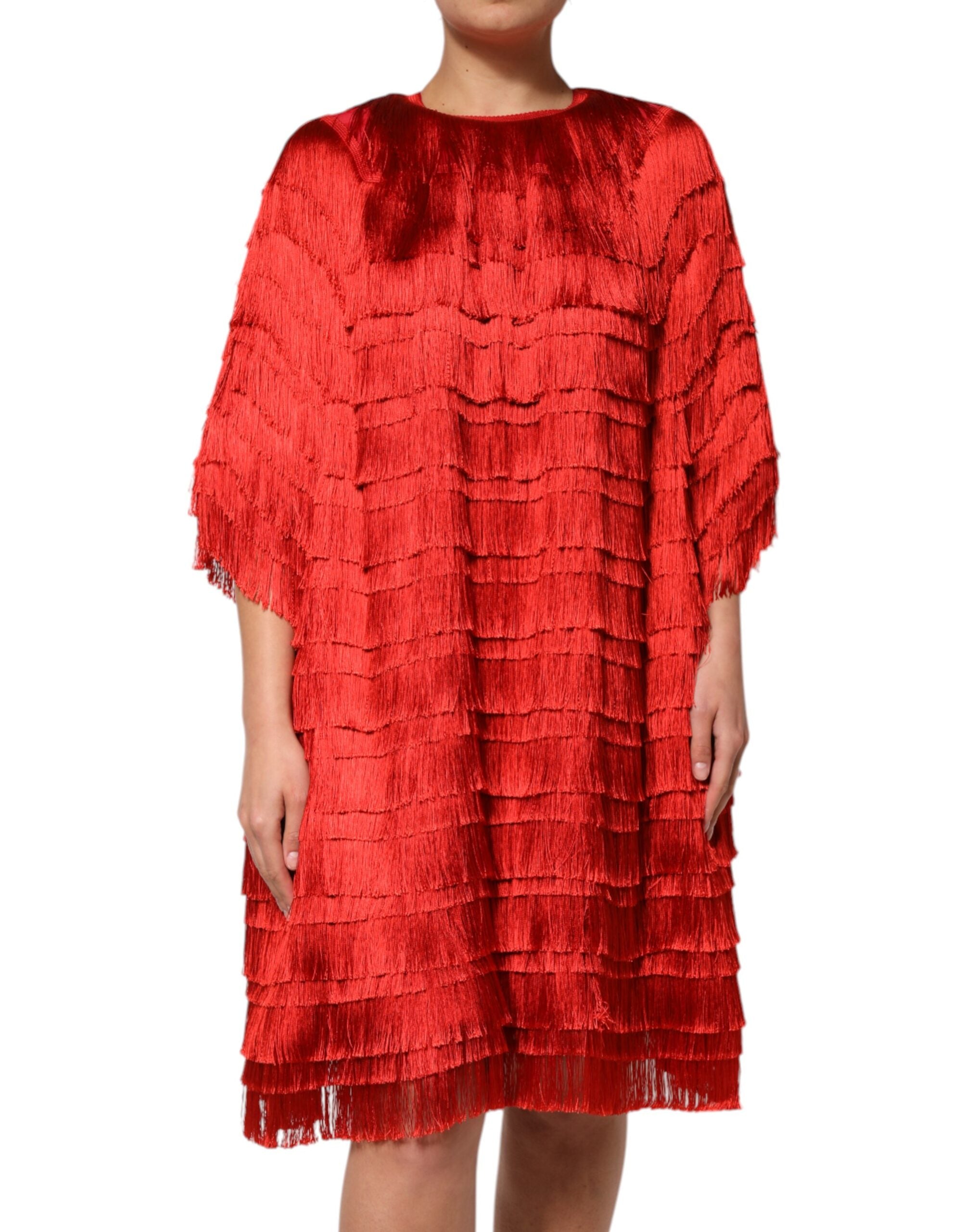 Robe DOLCE & GABBANA en soie rouge