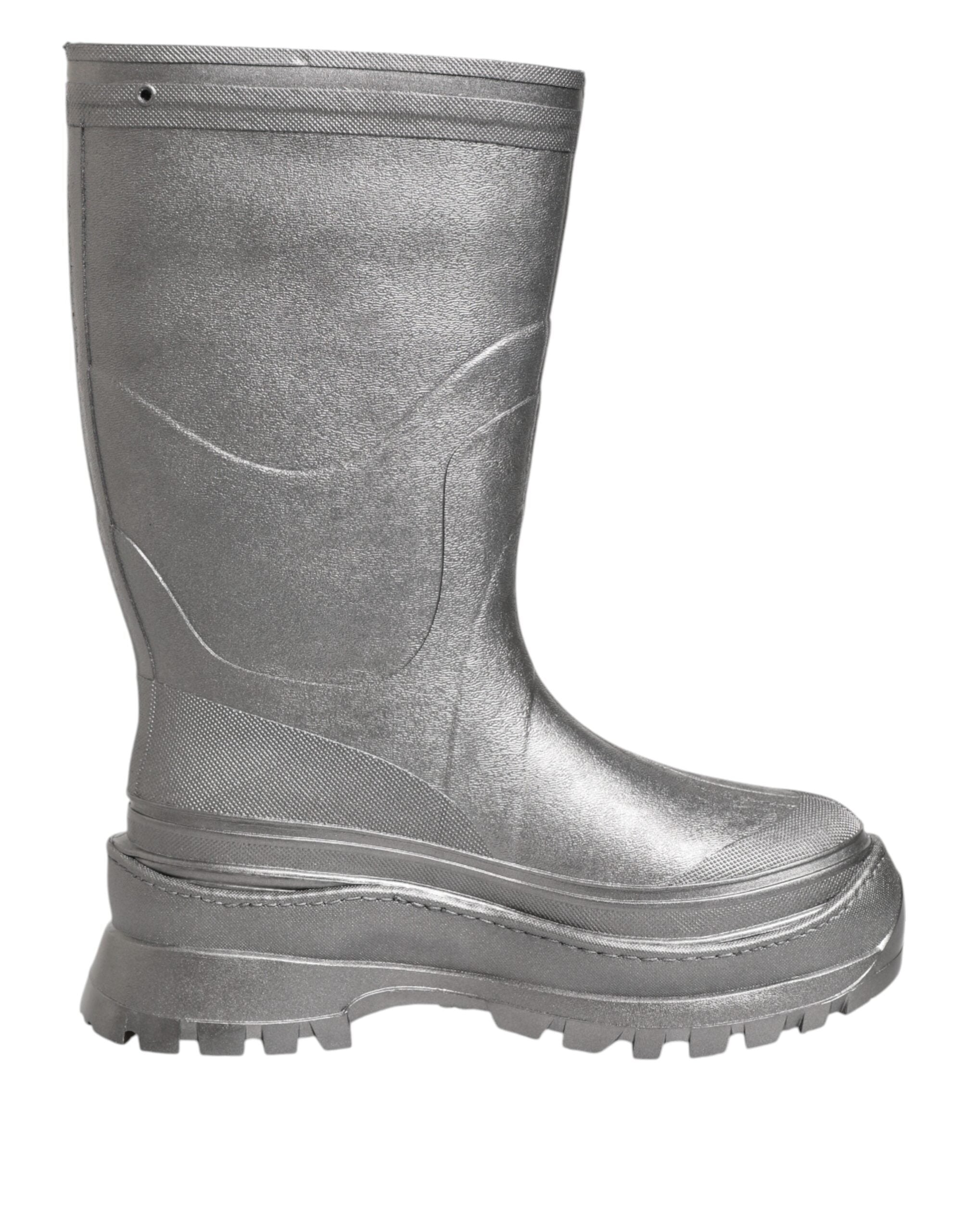Bottines Dolce & Gabbana argentées