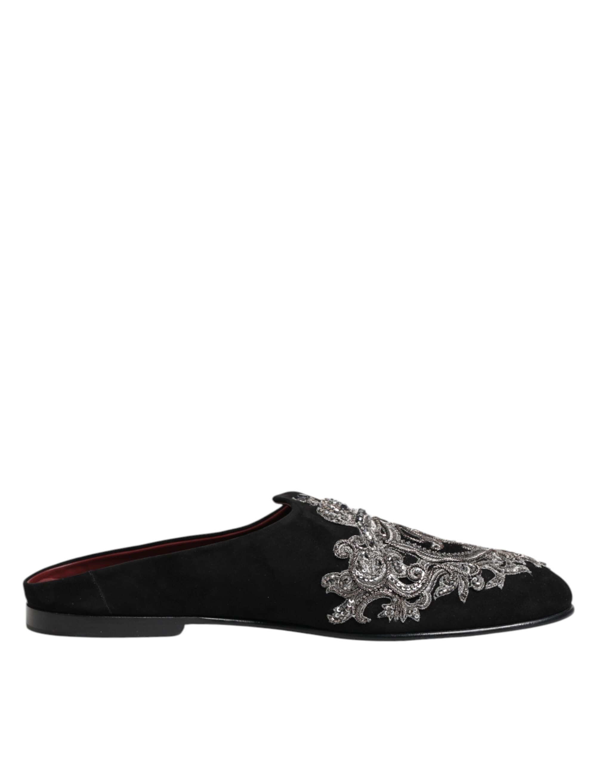 Sandales Dolce & Gabbana Crown noires