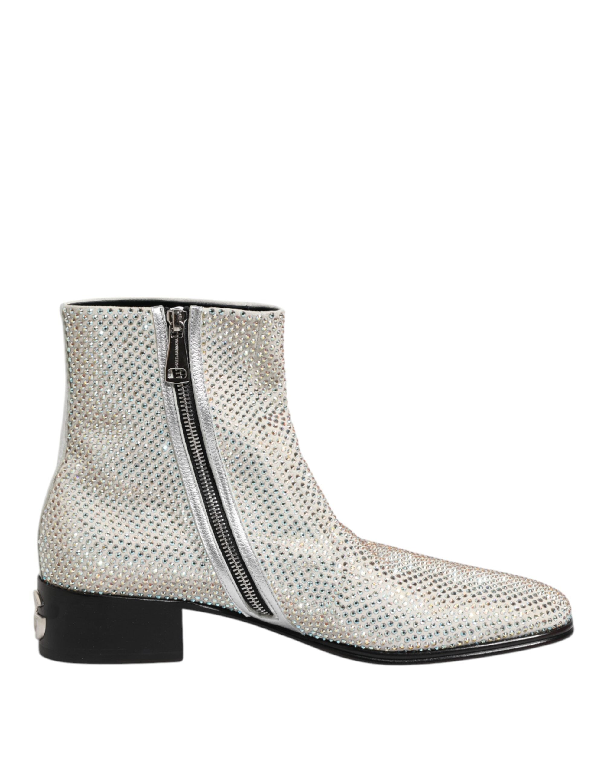 Bottines Dolce & Gabbana Ariosto blanches