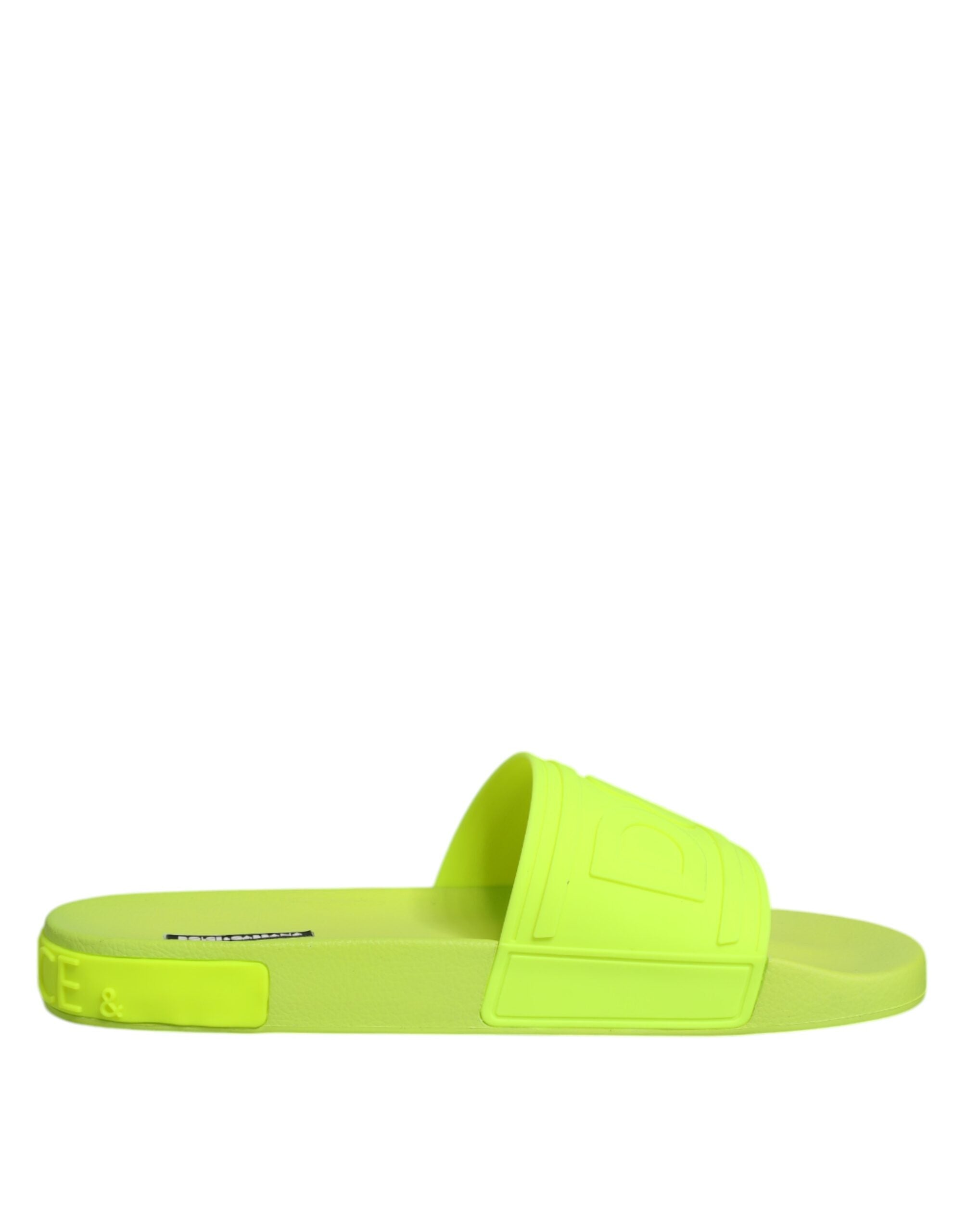 Sandales Dolce & Gabbana vert néon
