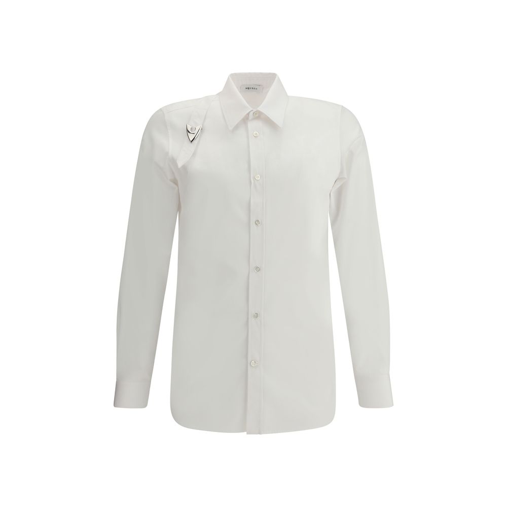 Chemise Alexander McQueen Buckle blanche