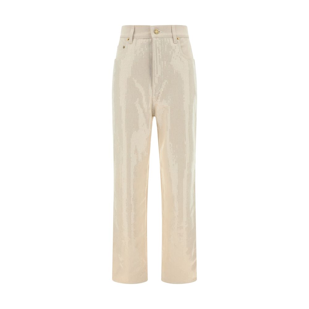 Pantalons Golden Goose en denim multicolores