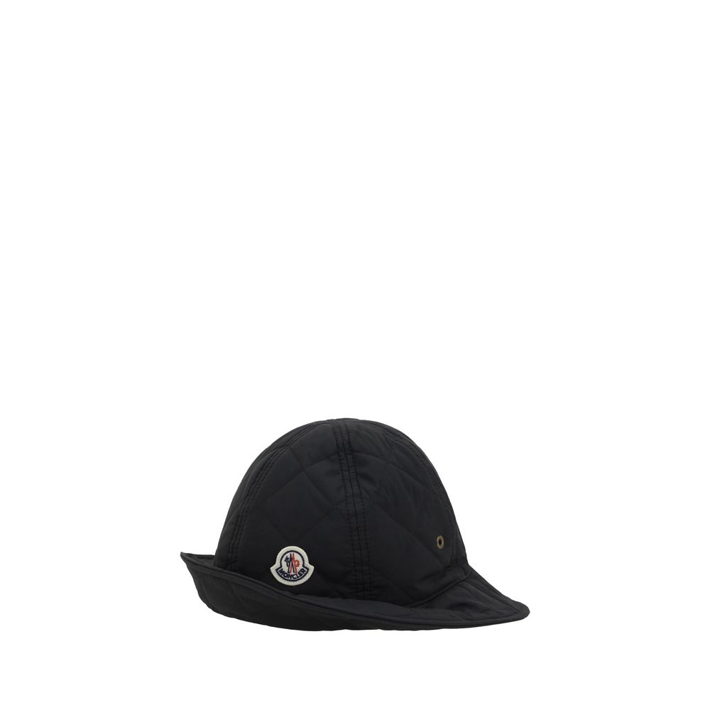 Chapeau Moncler logoé noir