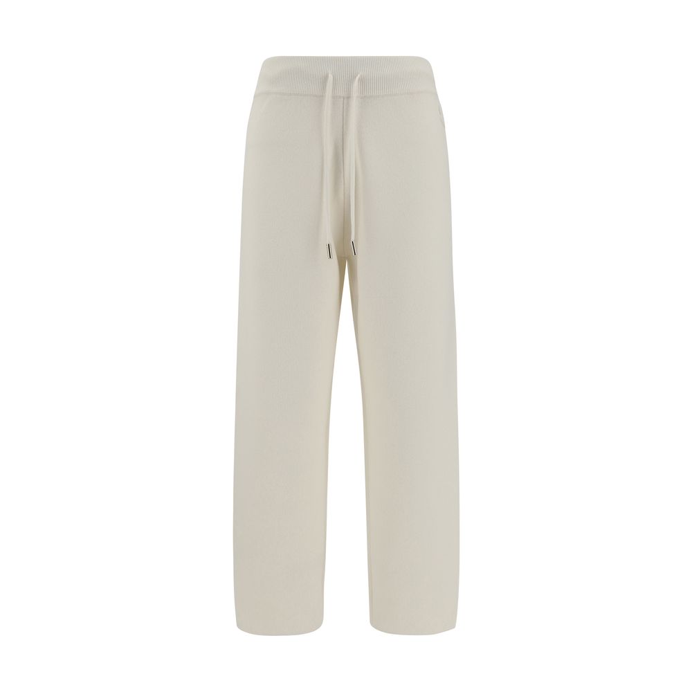 Pantalons Moncler en laine vierge noirs