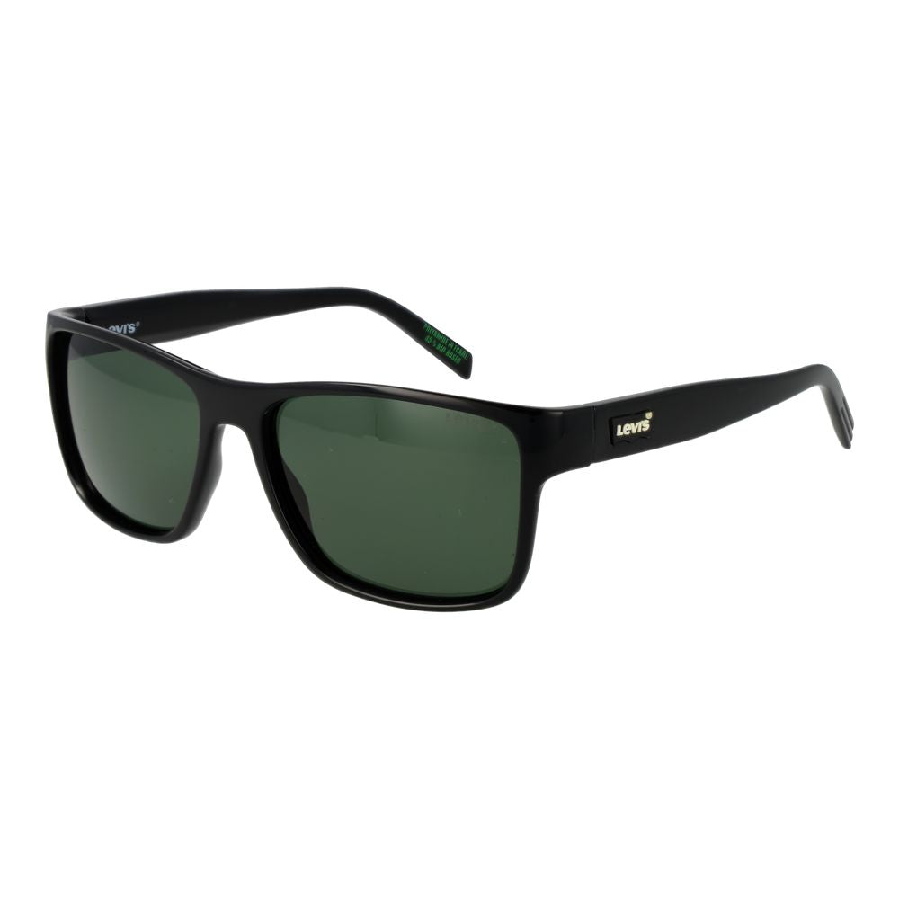 Lunettes de soleil noires vertes