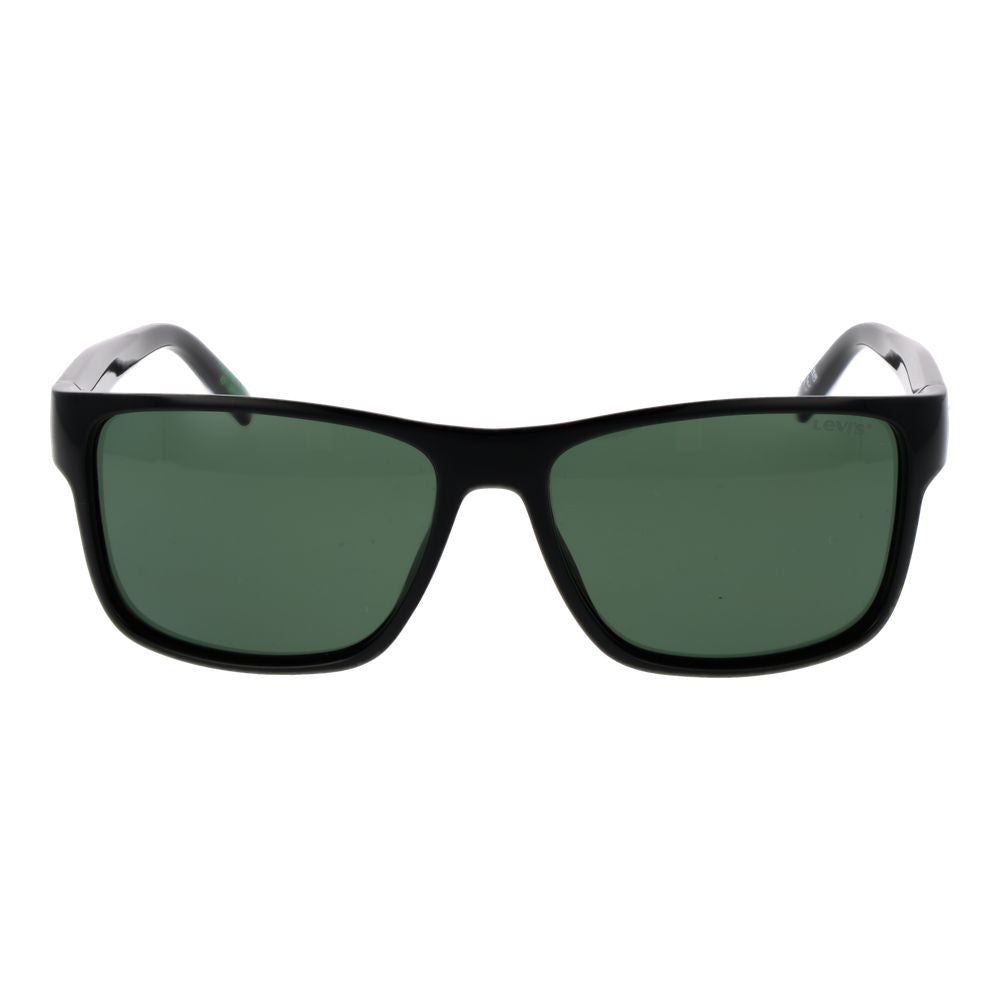 Lunettes de soleil noires vertes